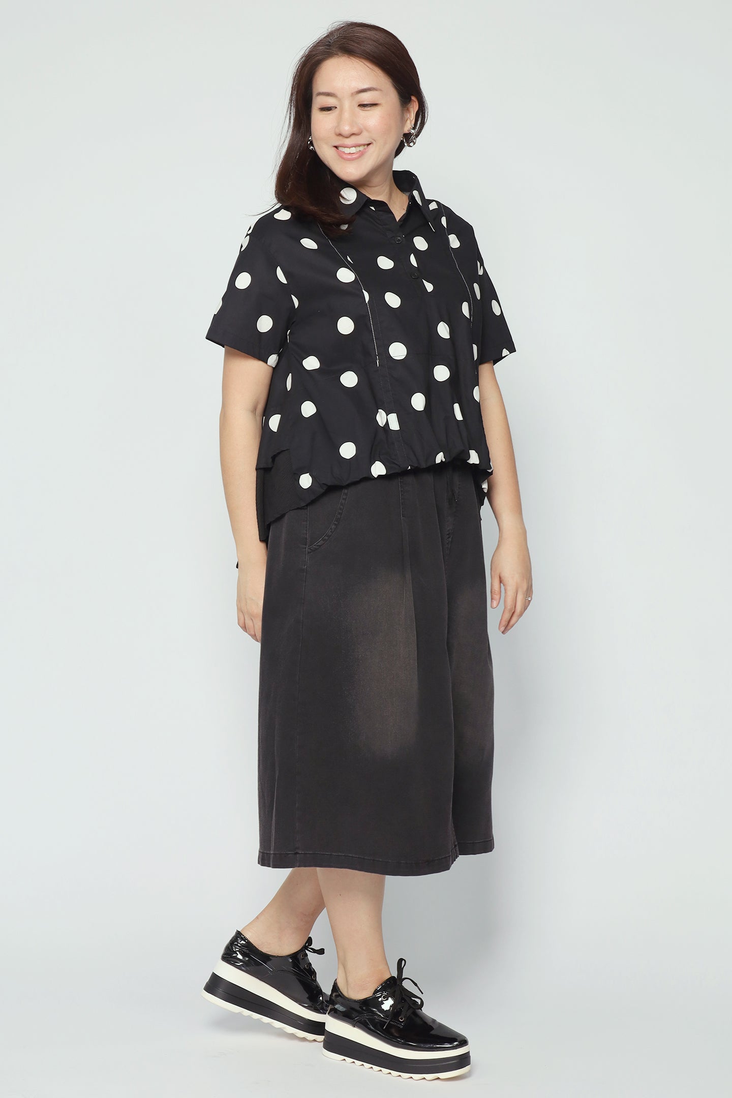 Bravina Polkadot Top