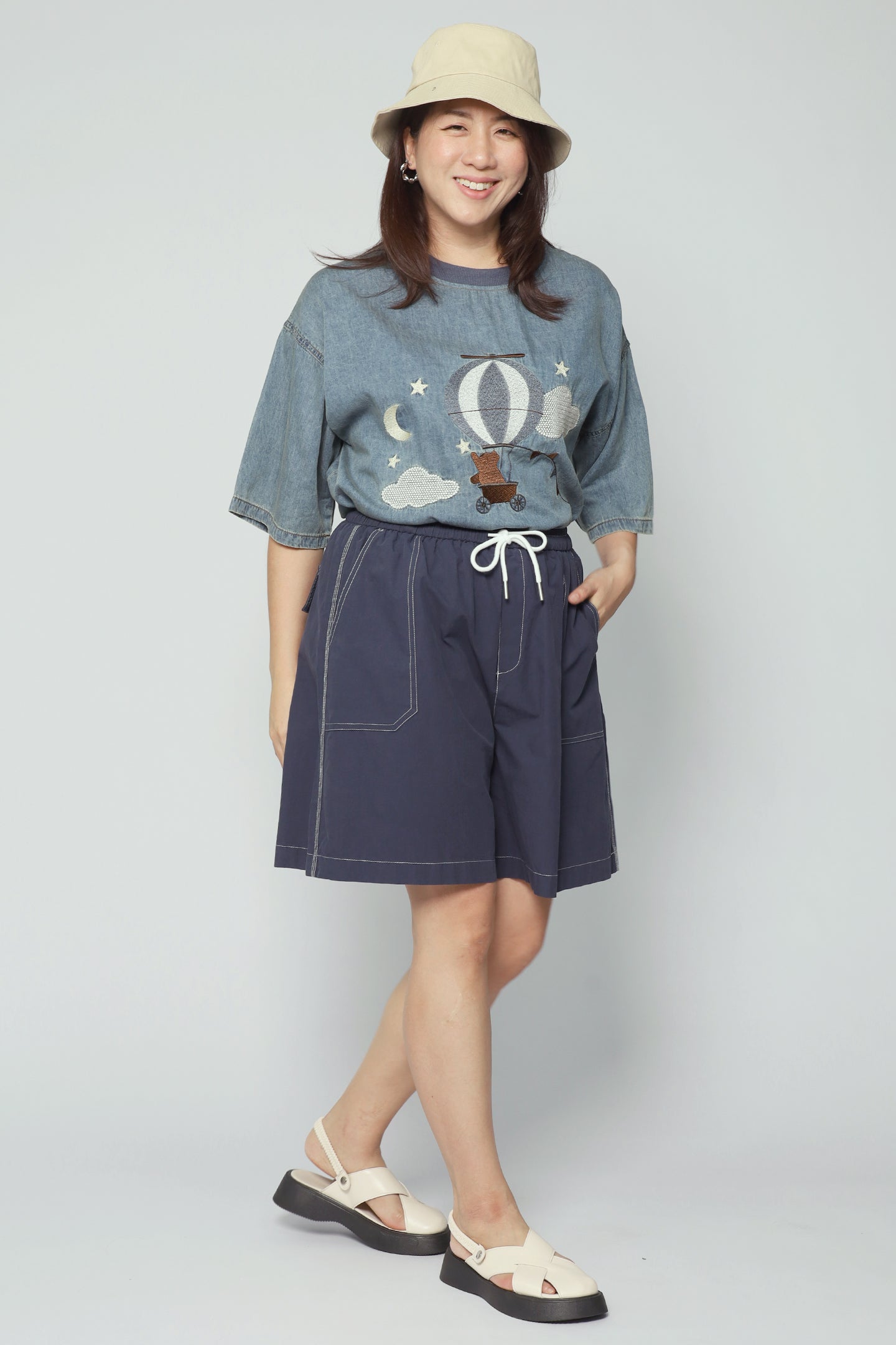 Backorders Bria Shorts in Blue