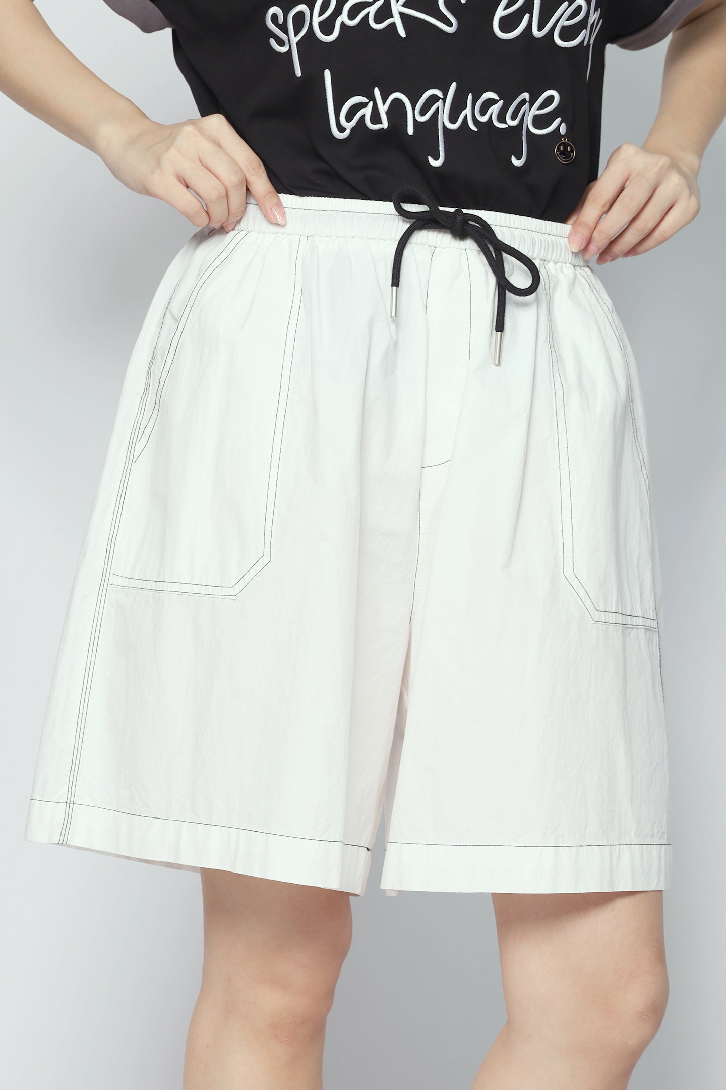 Bria Shorts in White