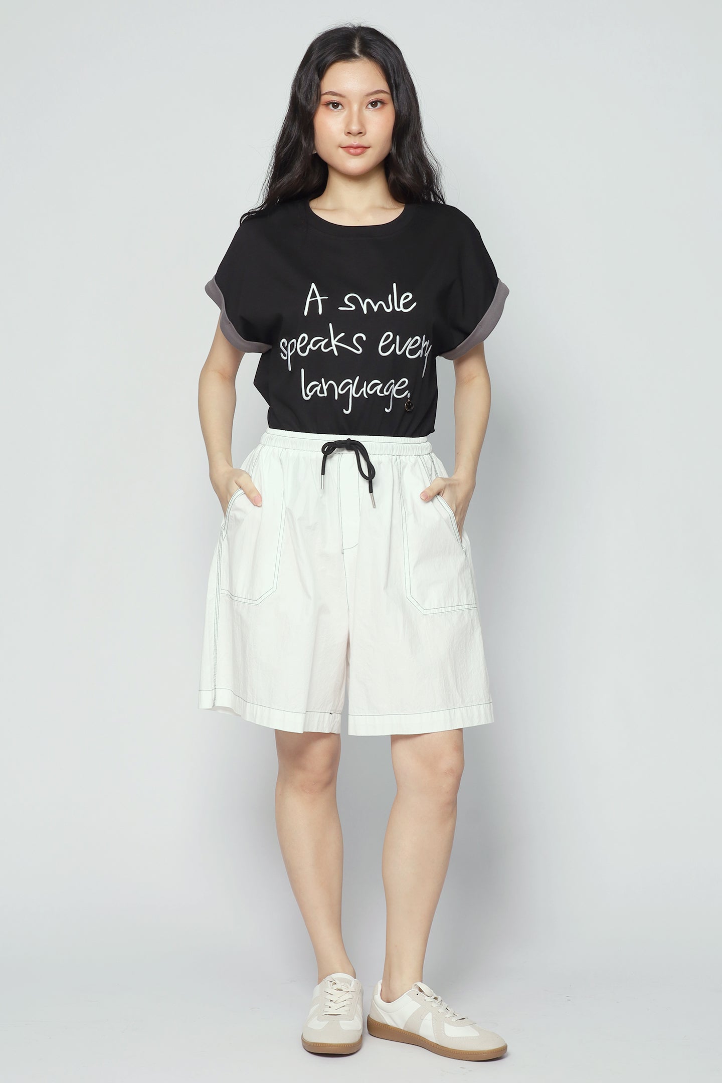 Bria Shorts in White