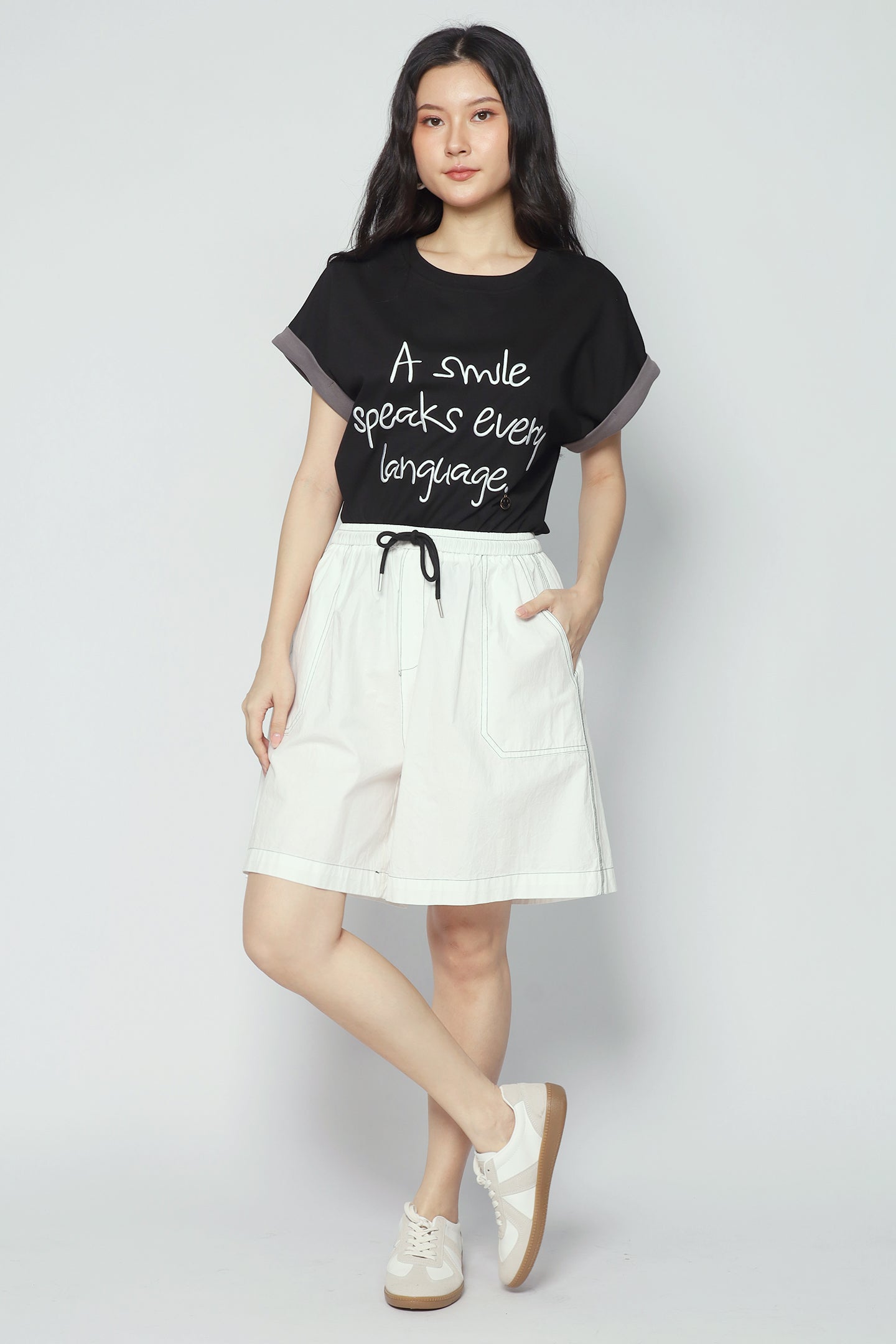 Bria Shorts in White