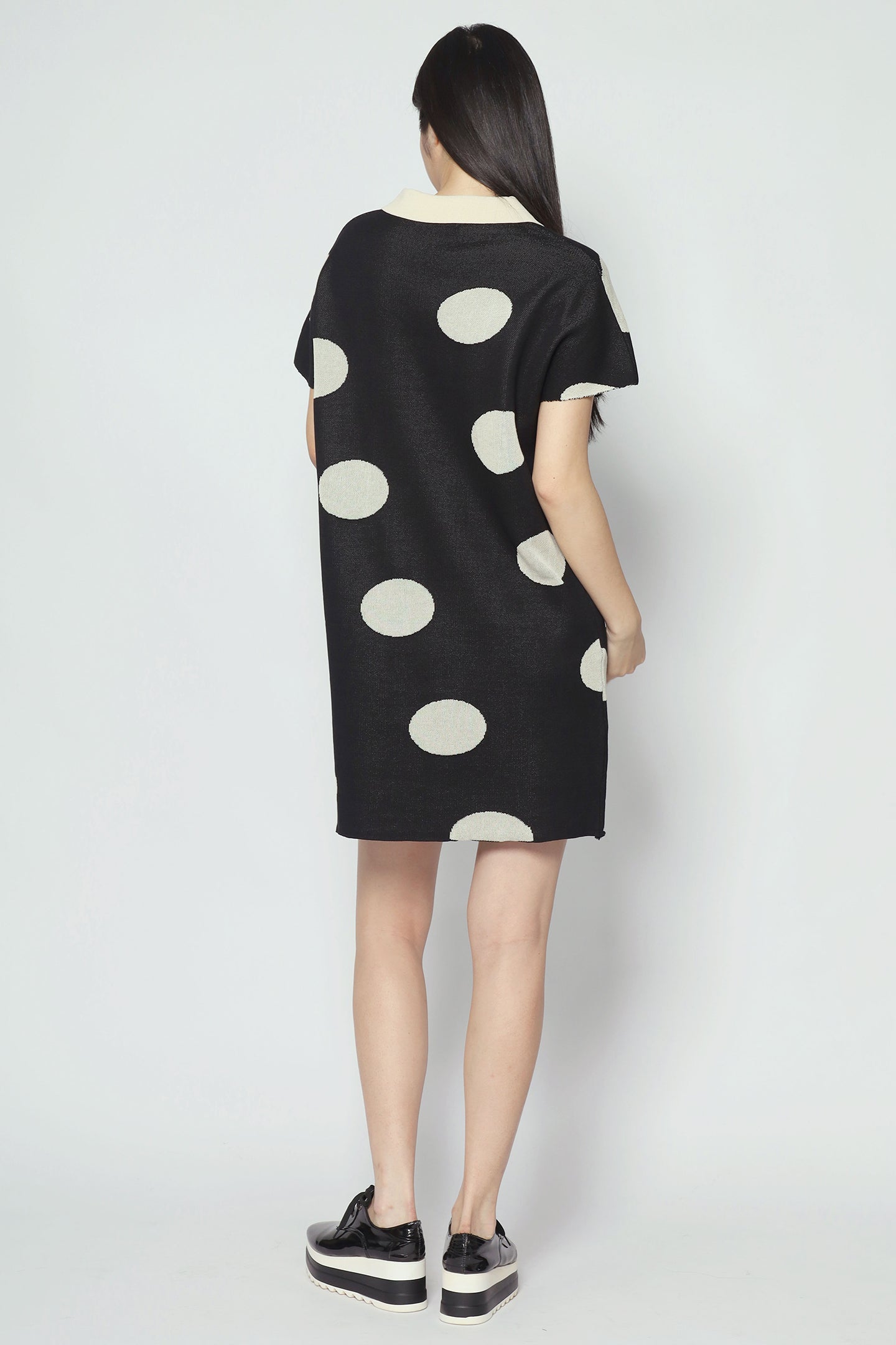 Bunbun Polkadot Knit Dress
