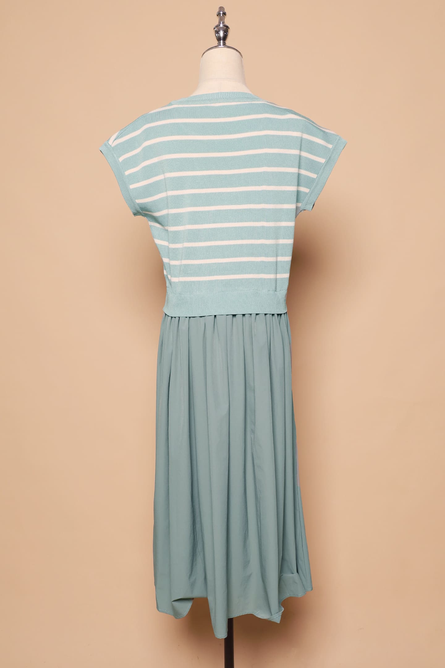 PO - Billy Stripes Knit Dress in Mint