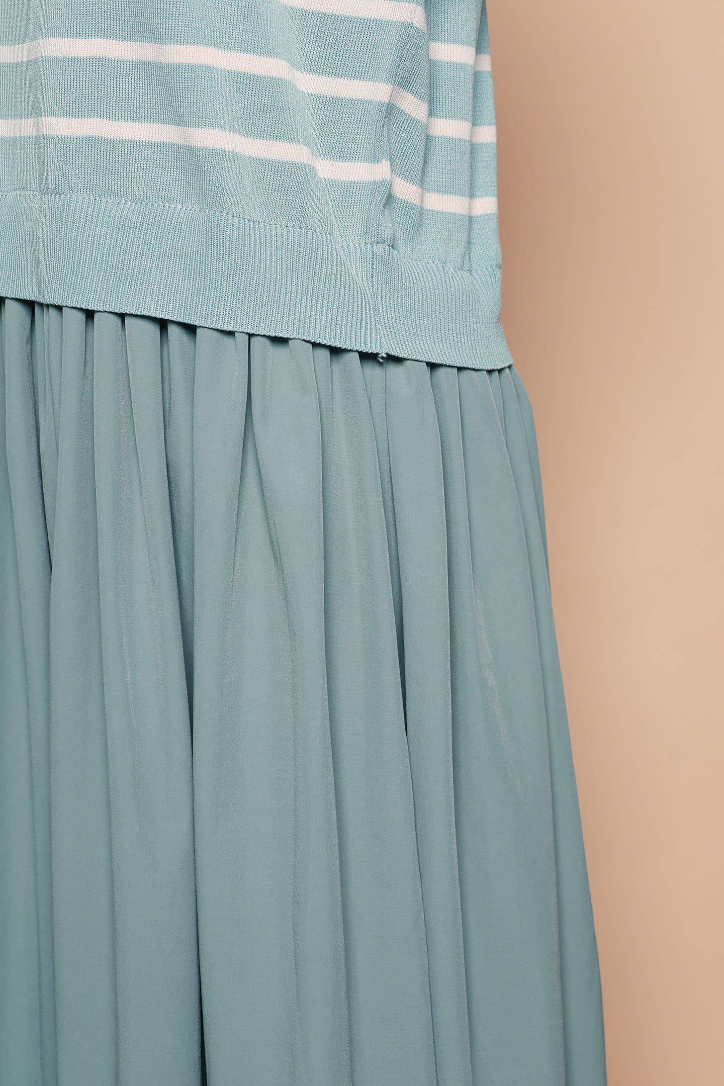 PO - Billy Stripes Knit Dress in Mint