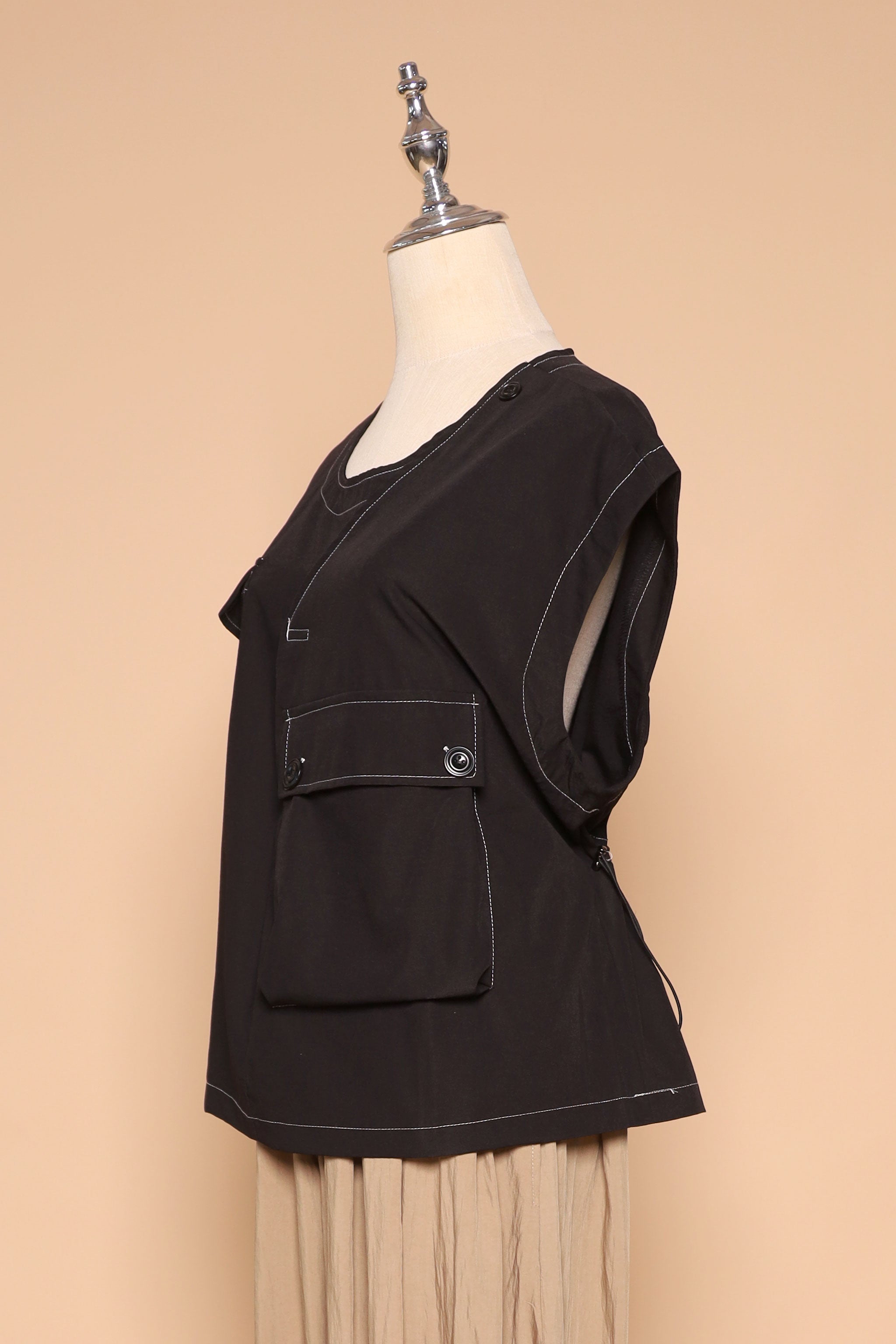 PO - Blake Trimming Top in Black