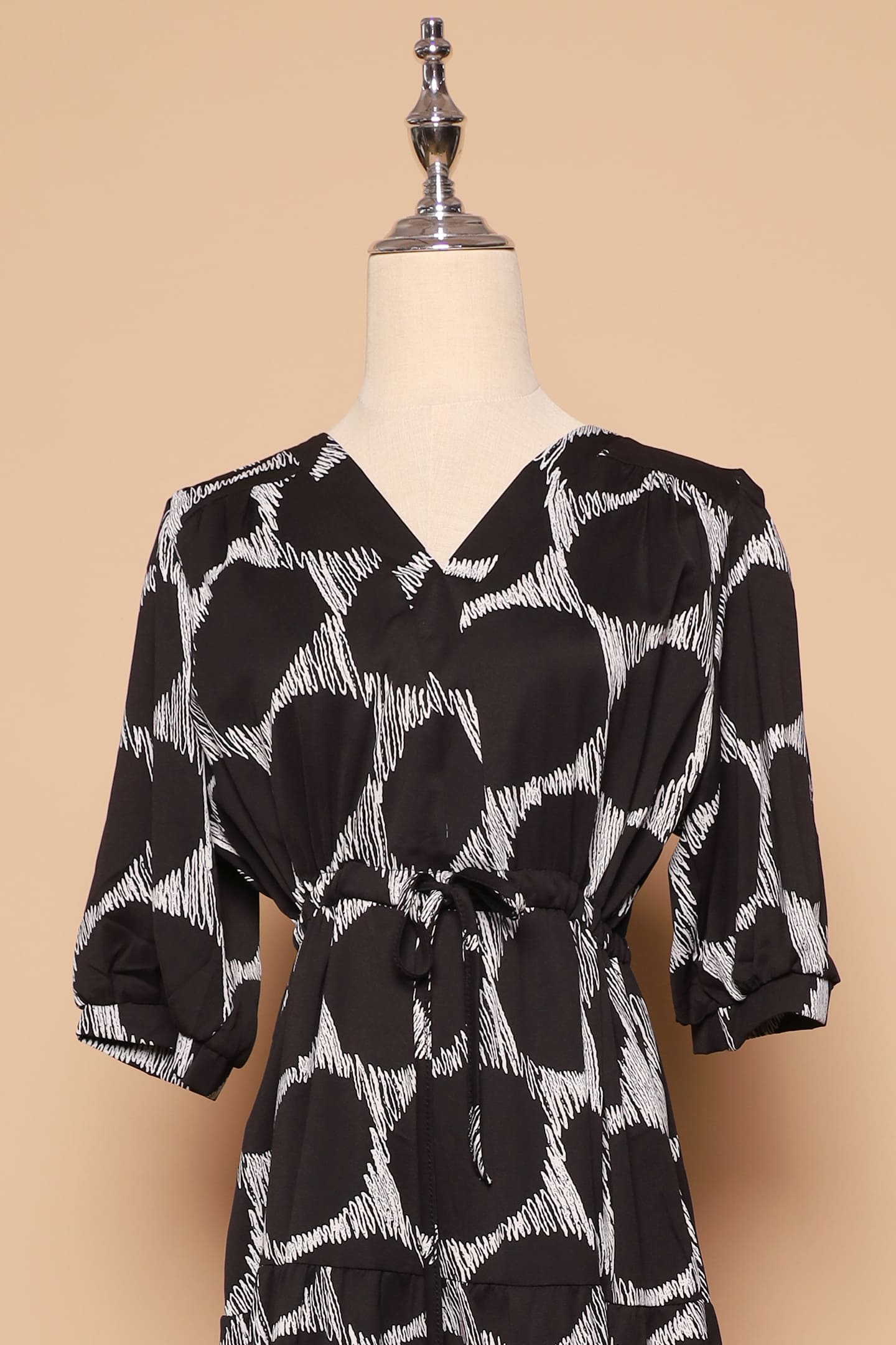 PO - Bree Dress in Circles Print