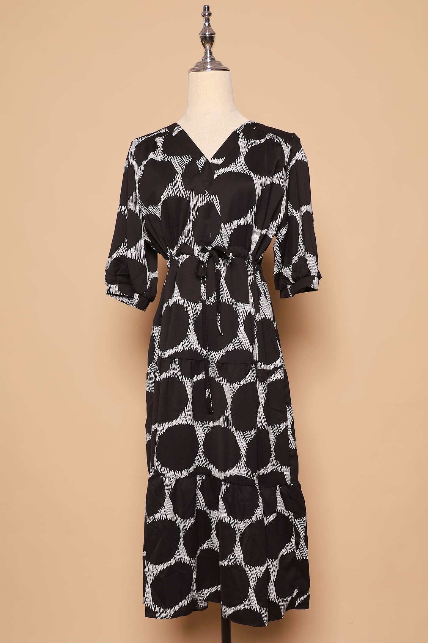 PO - Bree Dress in Circles Print