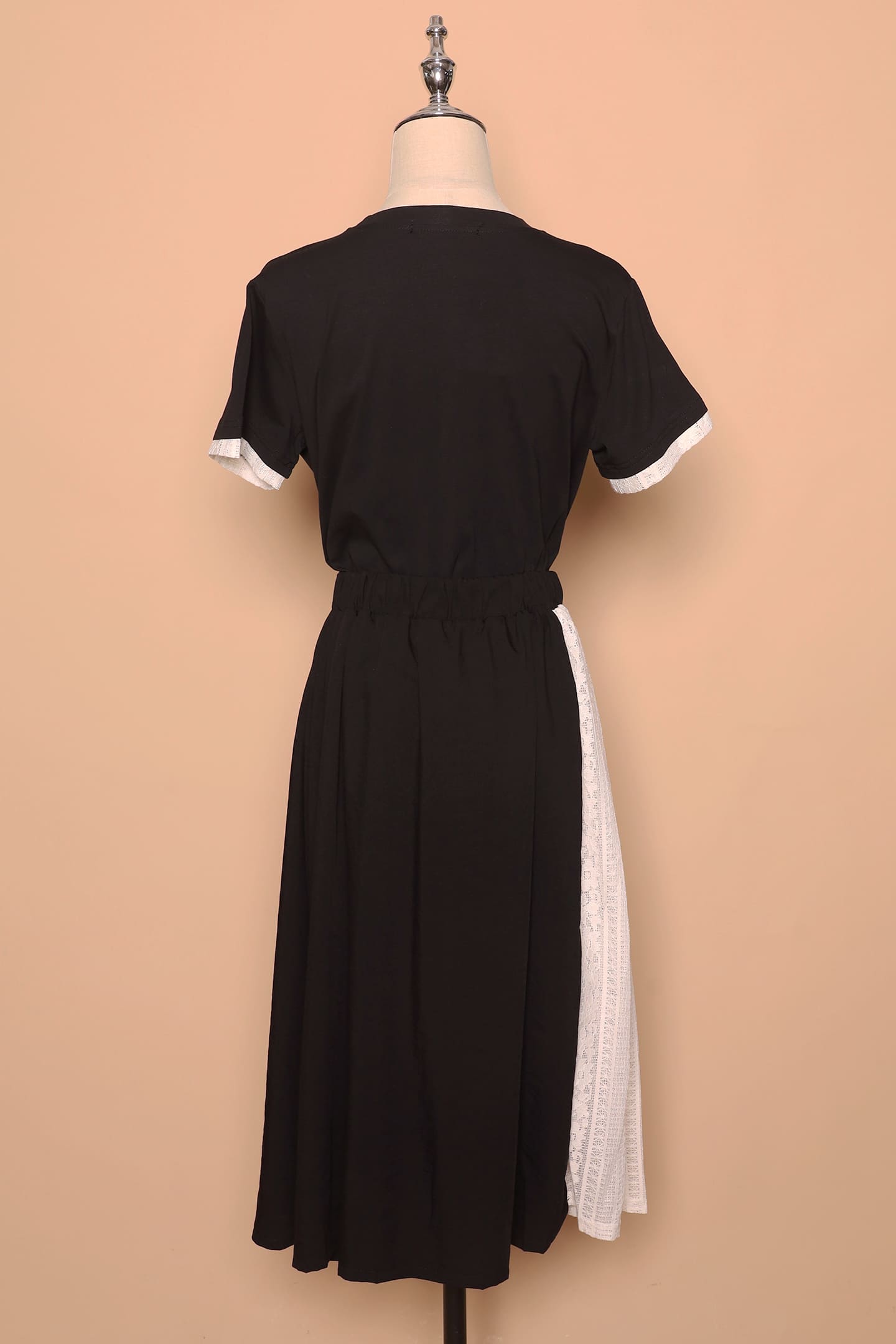 PO - Bryn Lace Trimming 2 in 1 Top and Skirt Set