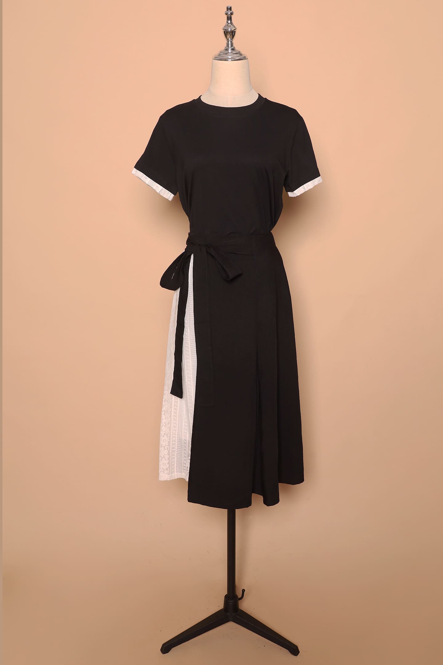 PO - Bryn Lace Trimming 2 in 1 Top and Skirt Set