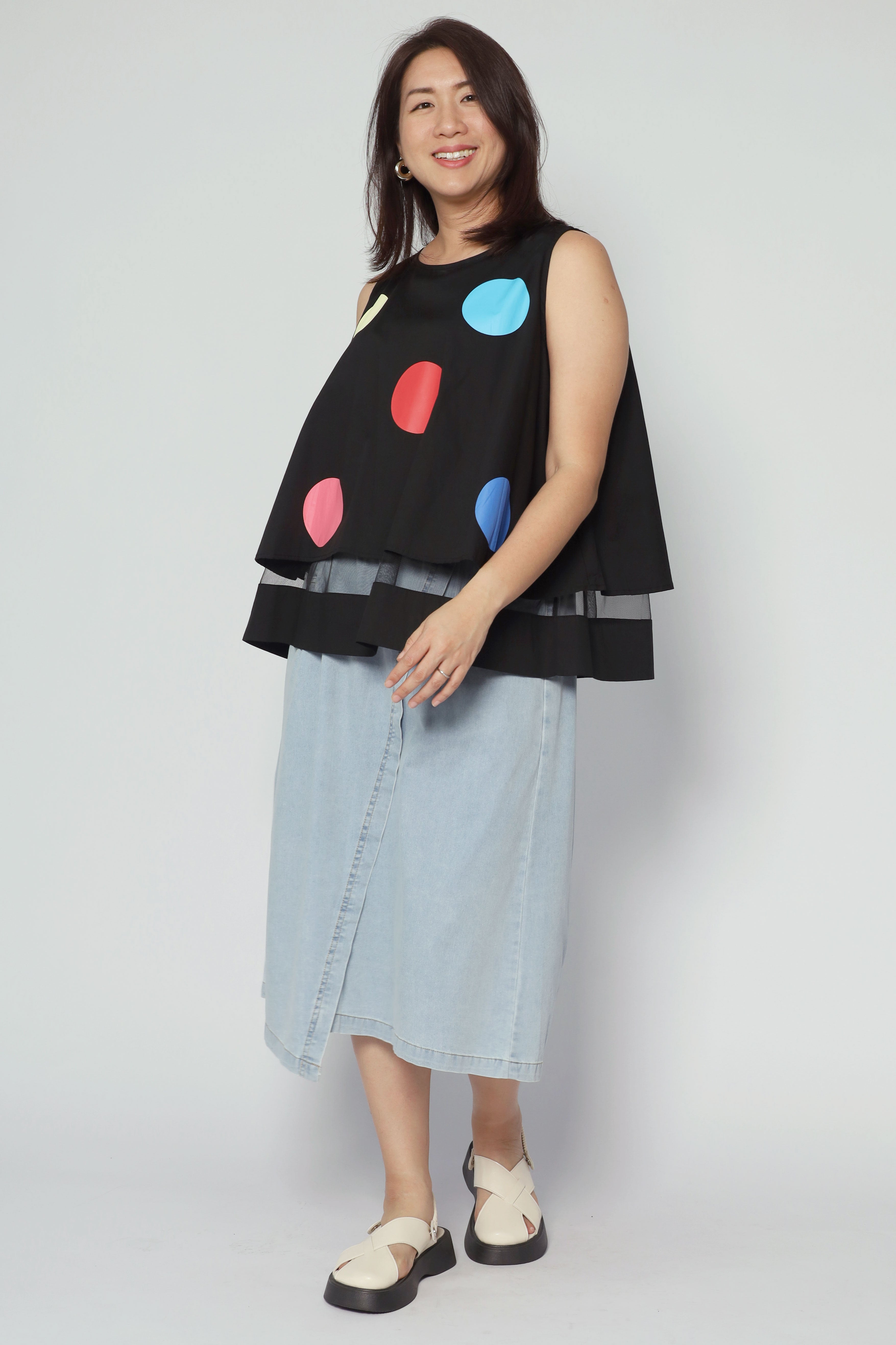Bubbly Polkadot Top