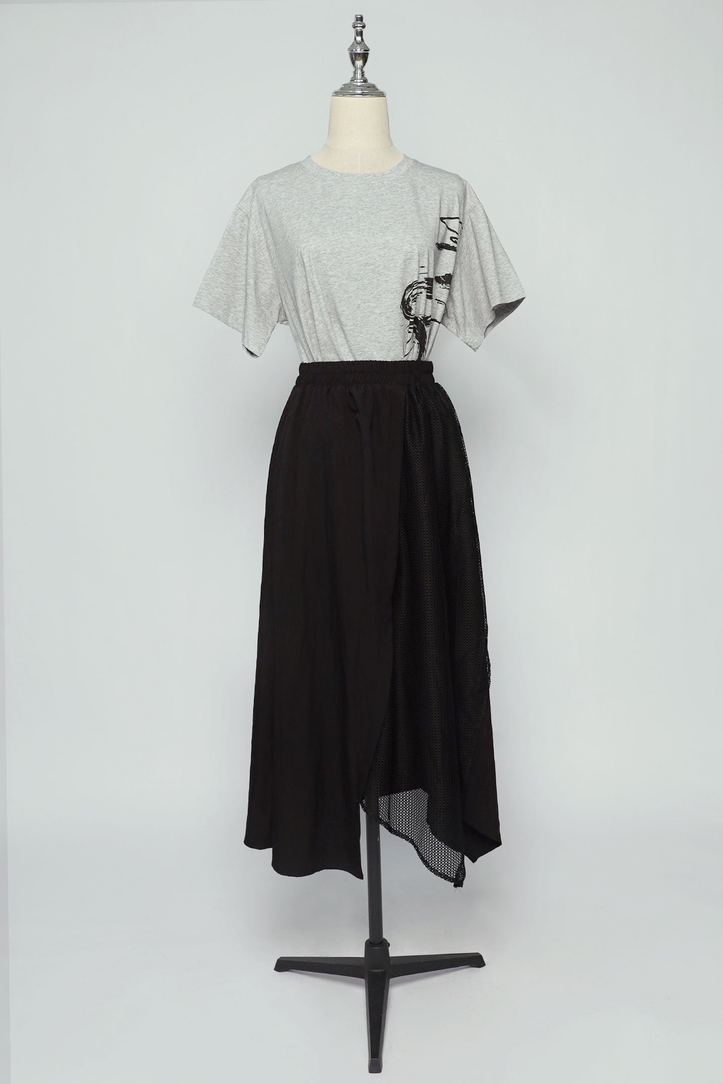 PO - Buken Netted Skirt in Black