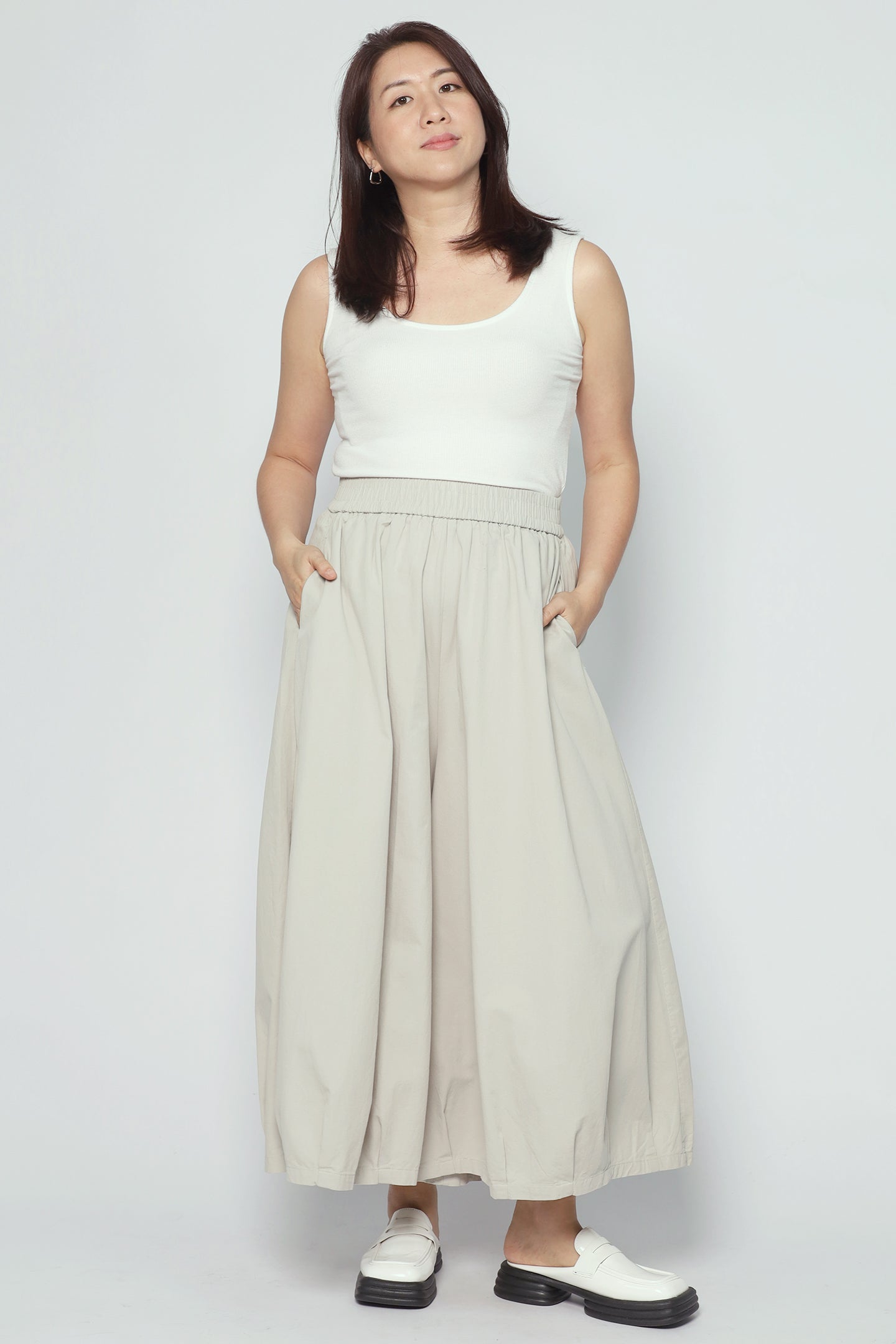 Caitlin Culottes in Khaki