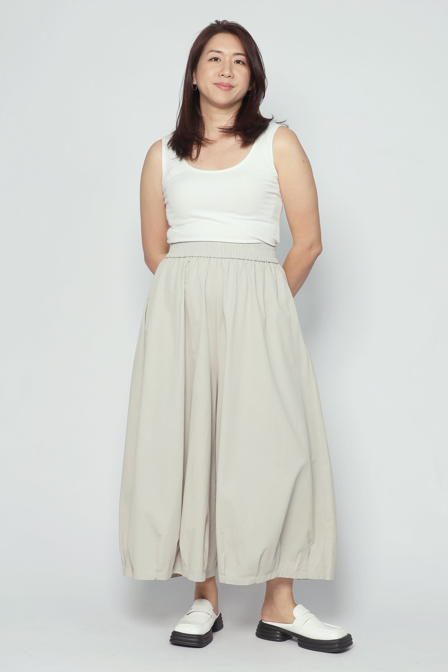 Caitlin Culottes in Khaki