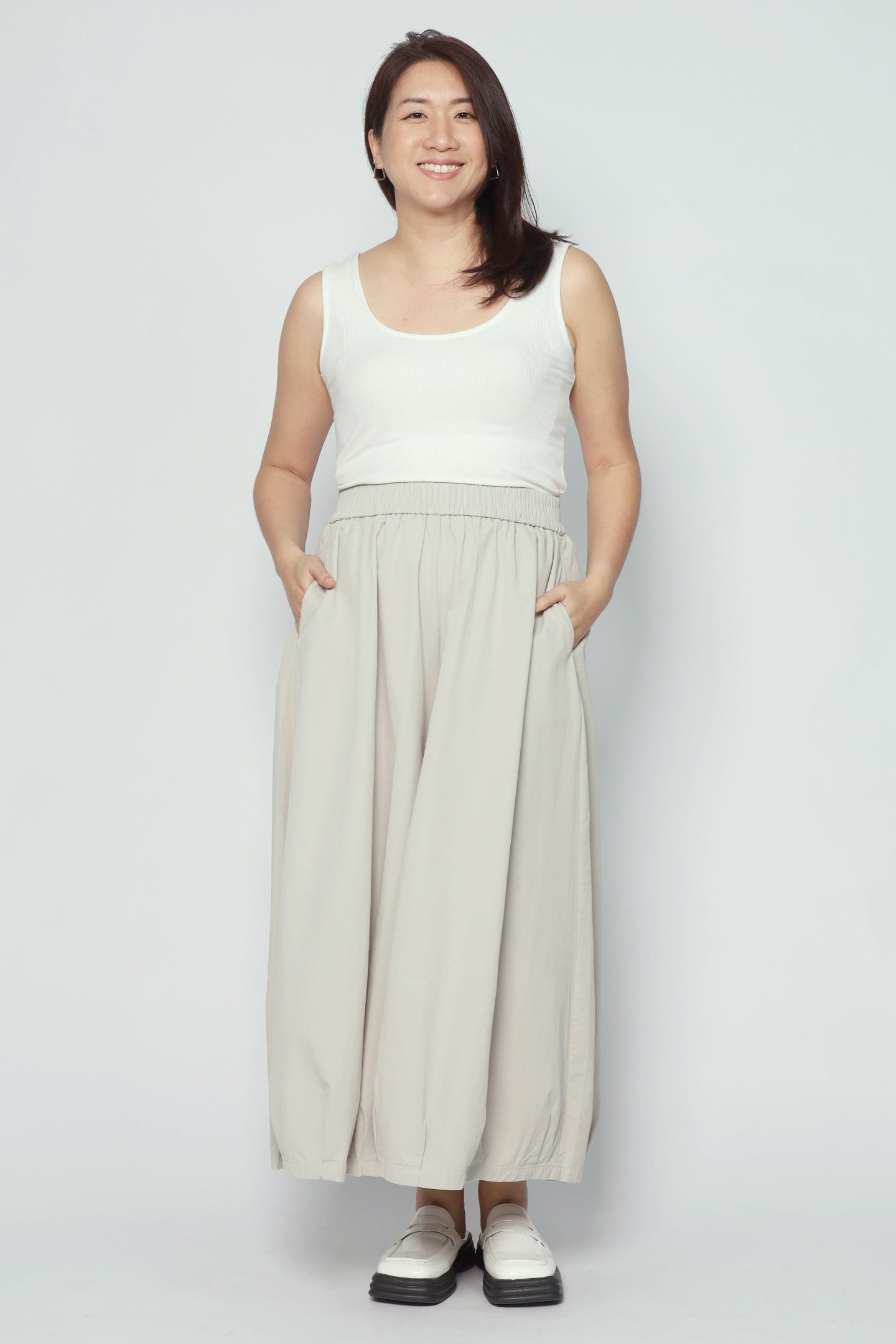 Caitlin Culottes in Khaki