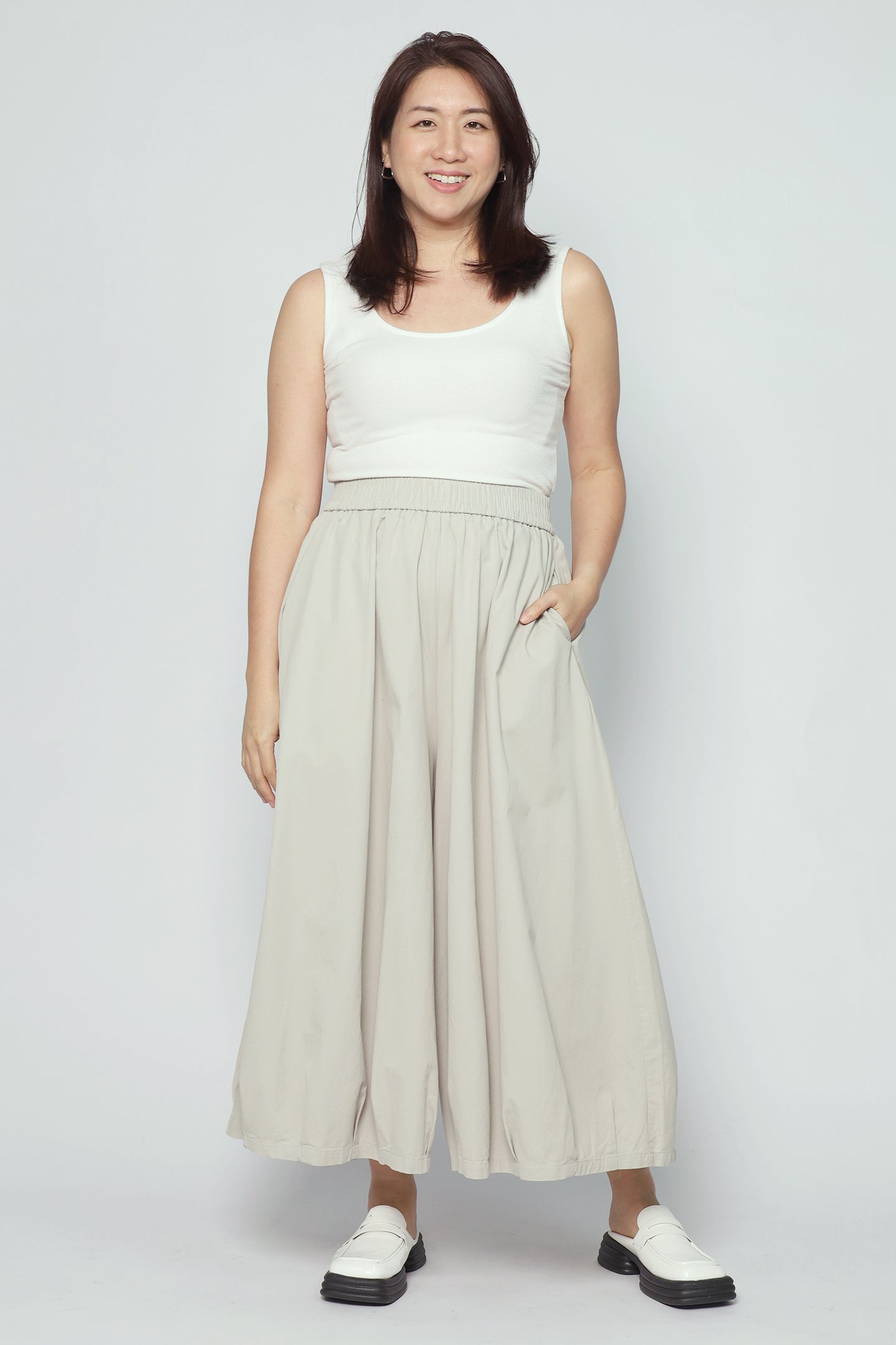 Caitlin Culottes in Khaki