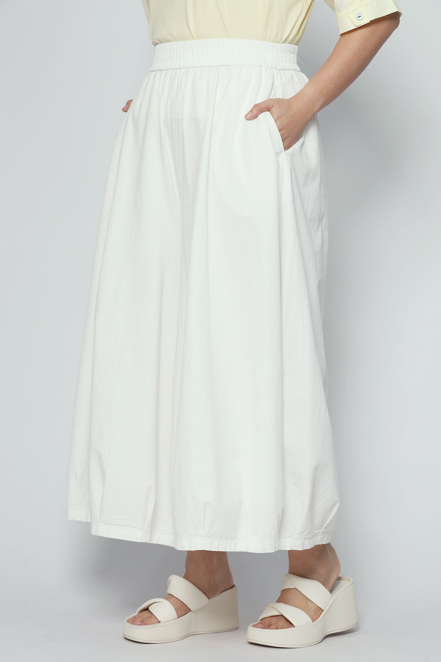 Caitlin Culottes in White