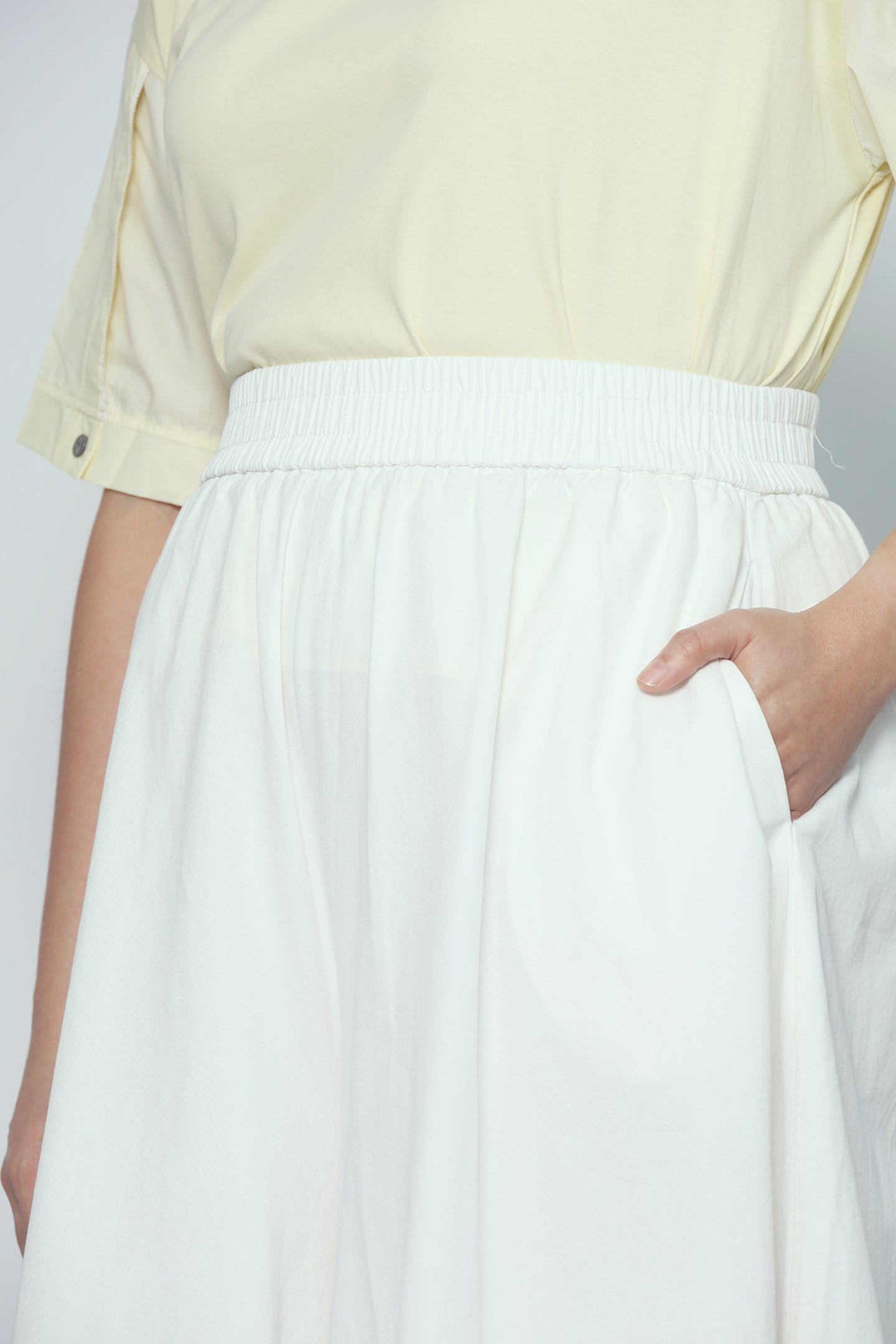Caitlin Culottes in White