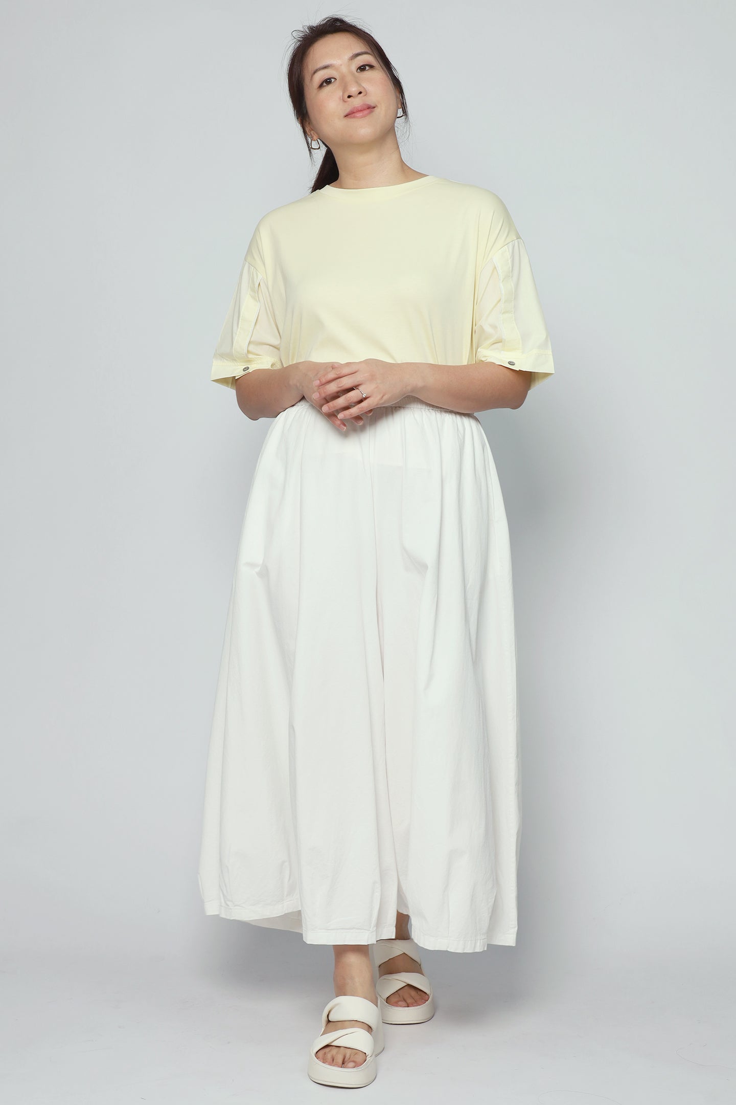 Caitlin Culottes in White