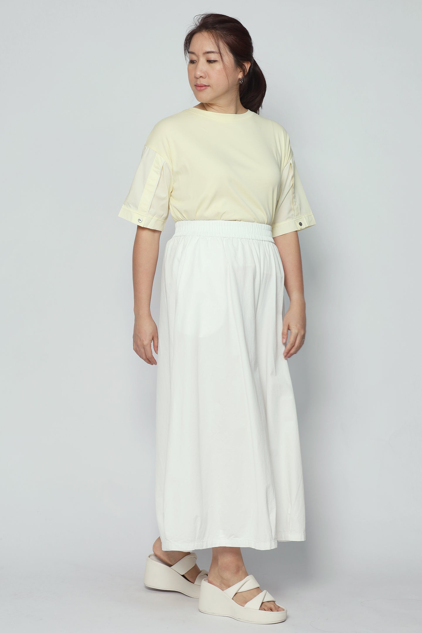 Caitlin Culottes in White