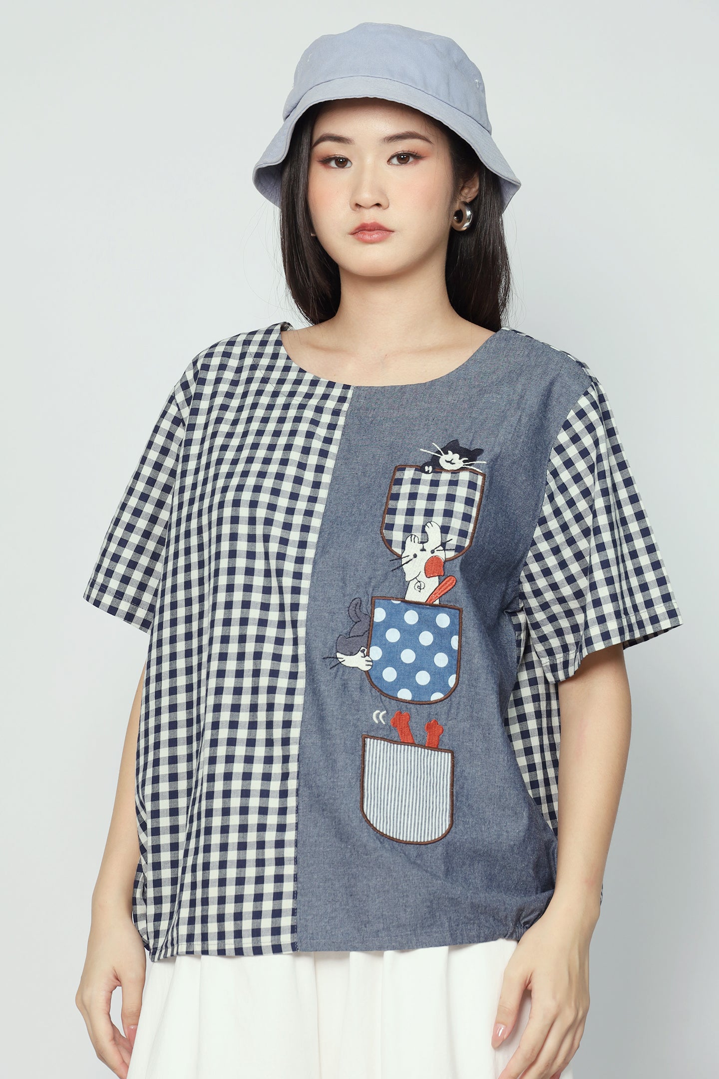 Catwalk Checkered Top