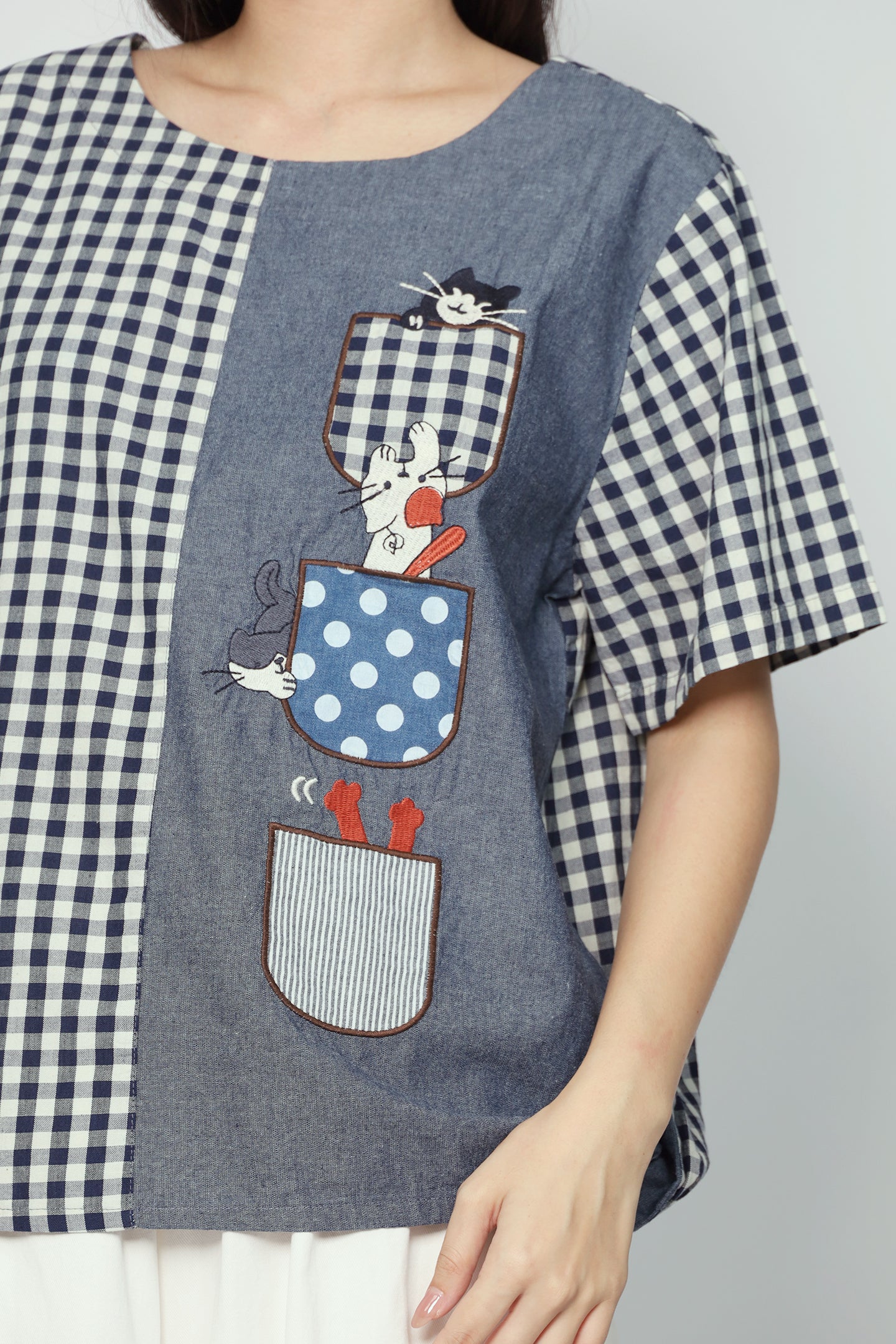 Catwalk Checkered Top