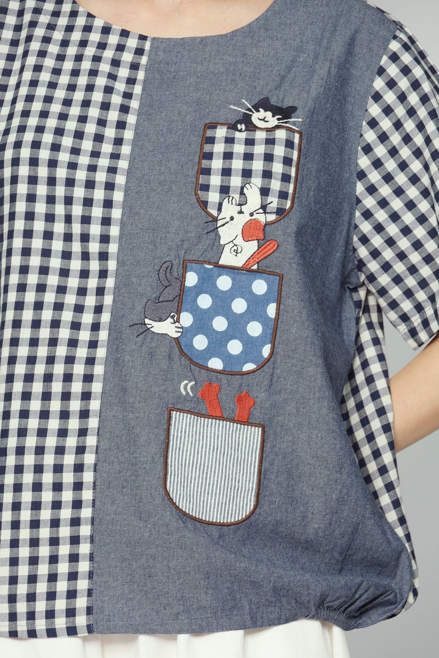 Catwalk Checkered Top