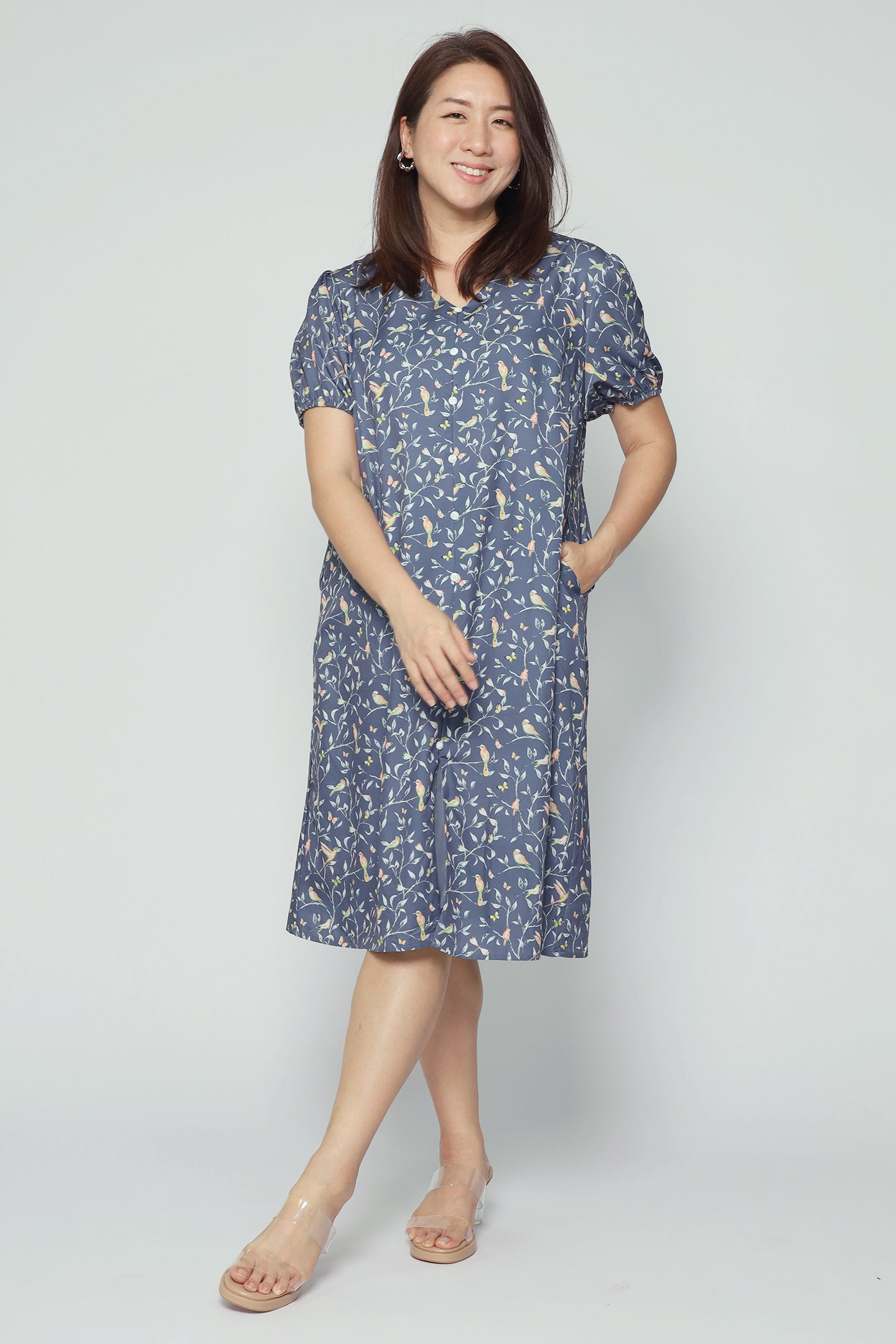 Celest Dress in Birdsong