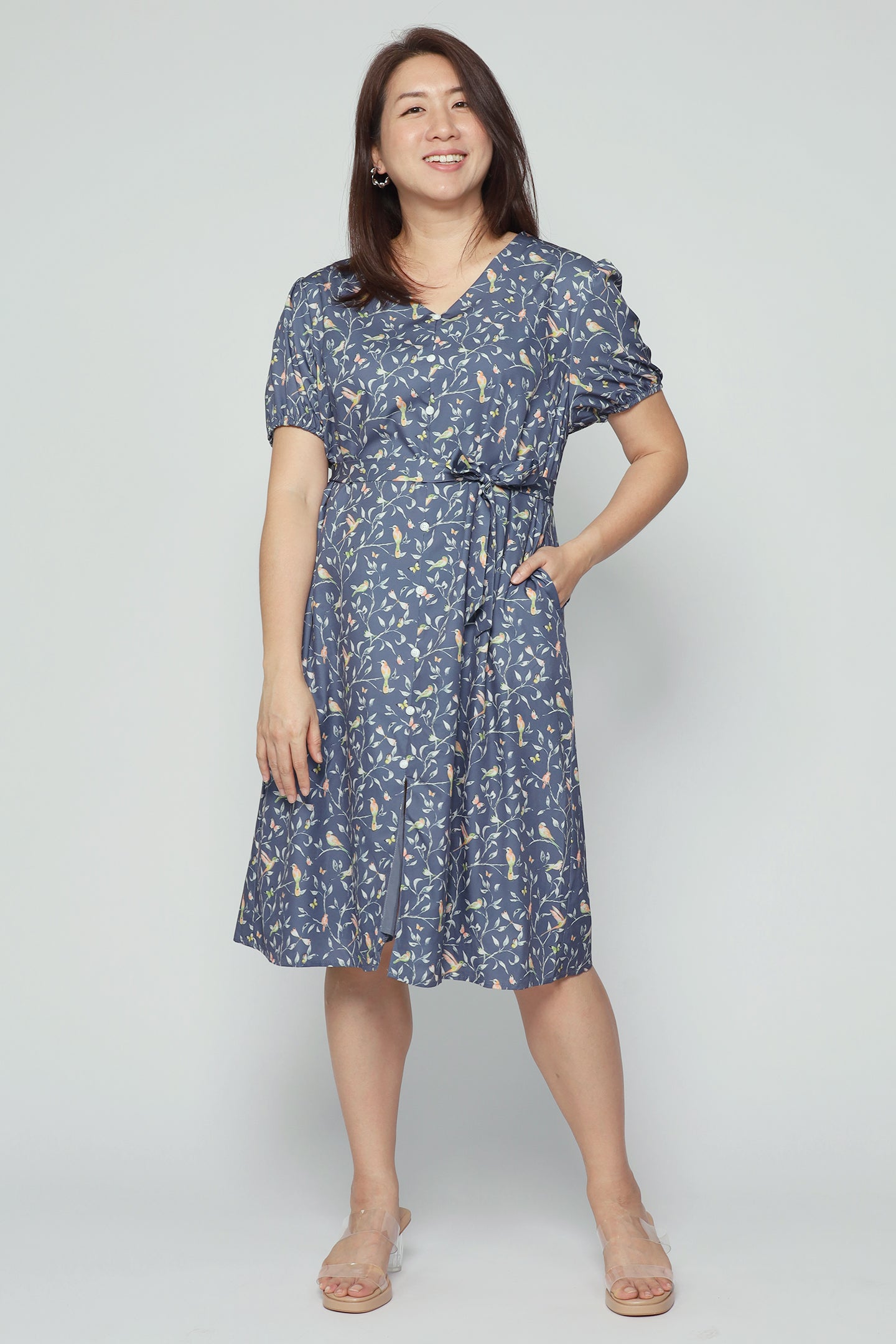 Celest Dress in Birdsong