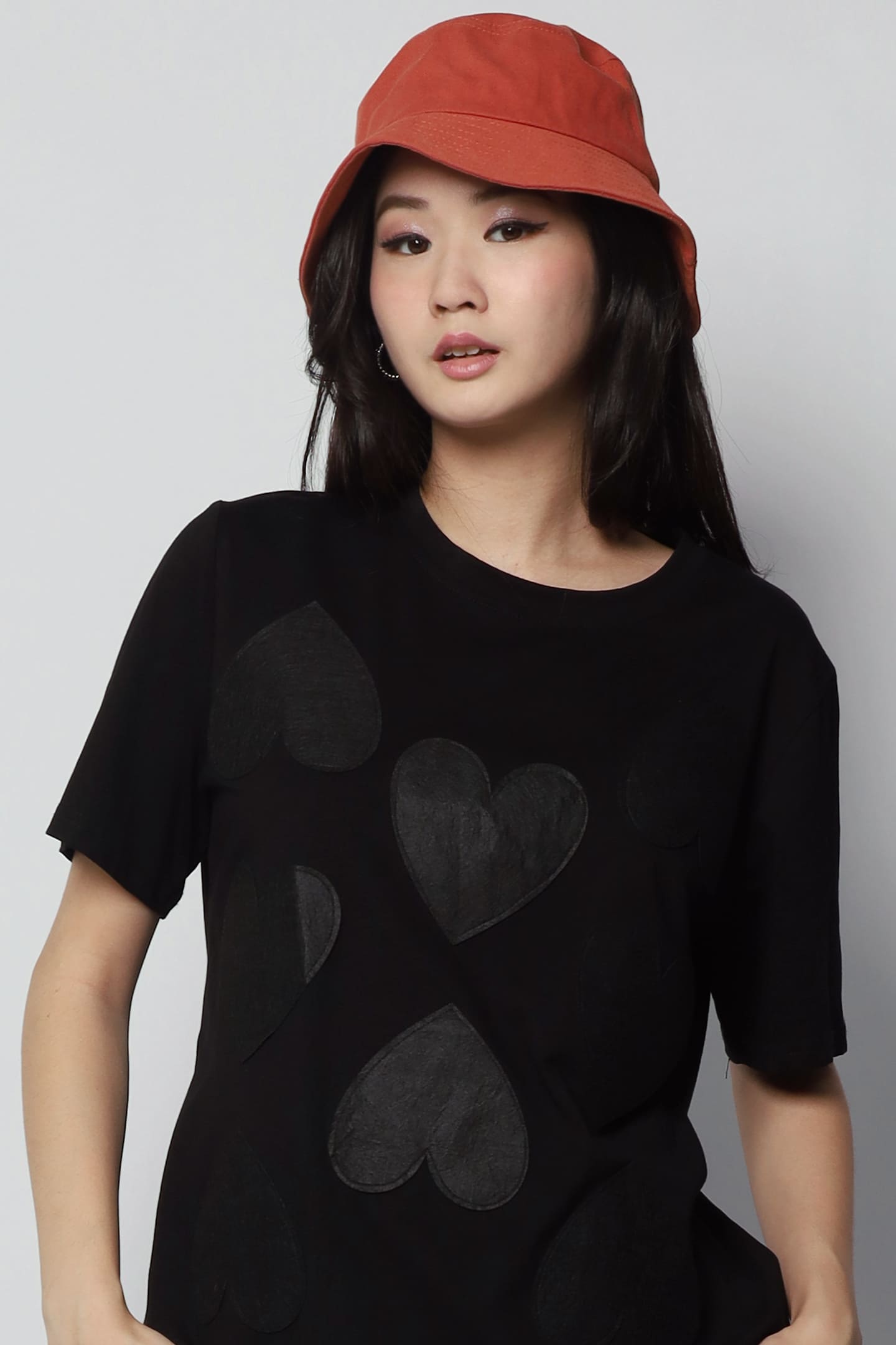 Capri Heart Top in Black