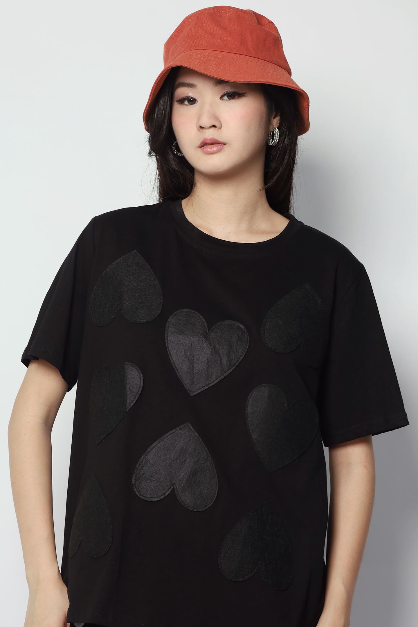 Capri Heart Top in Black