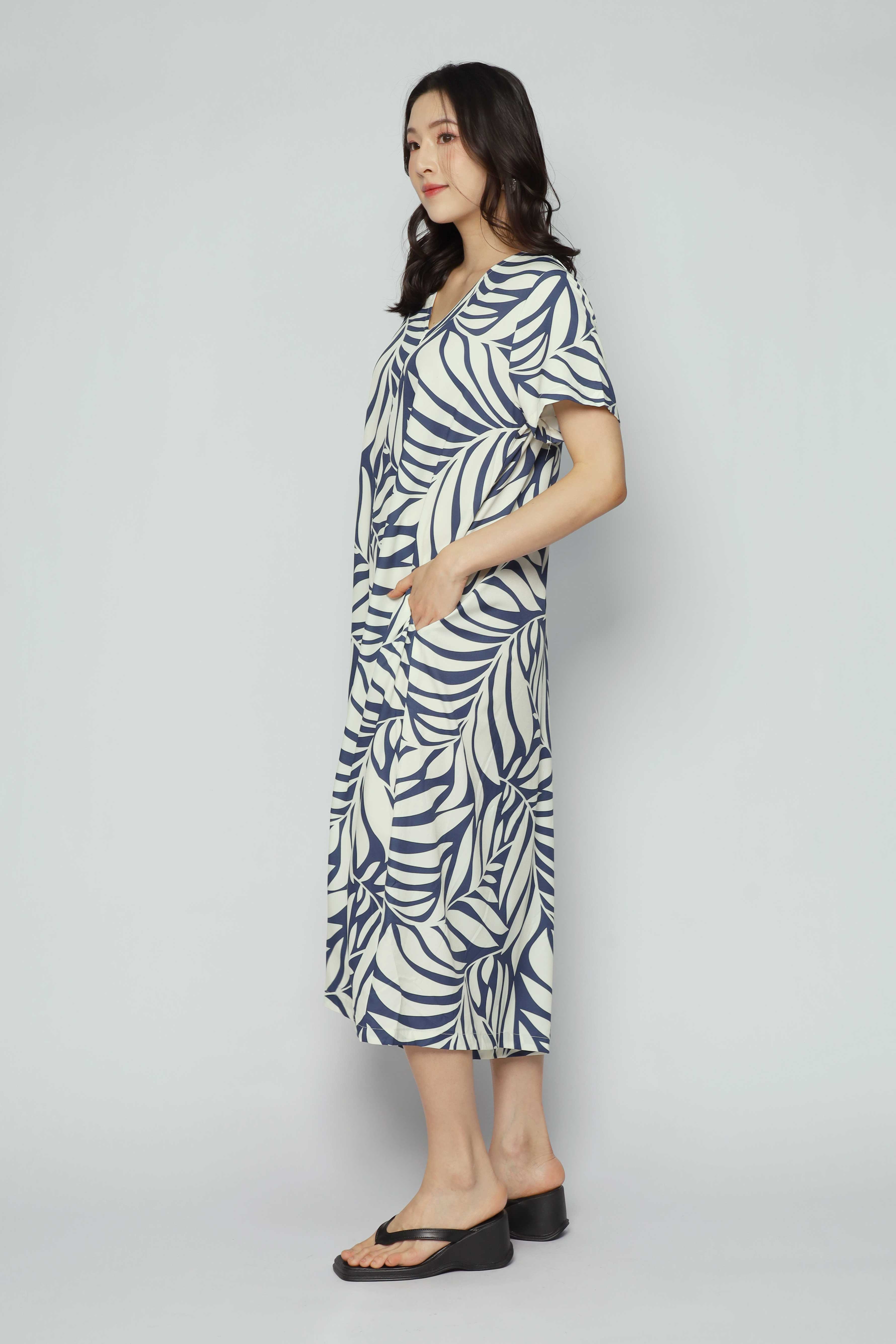 Carly Jumpsuit in Botanique Fern