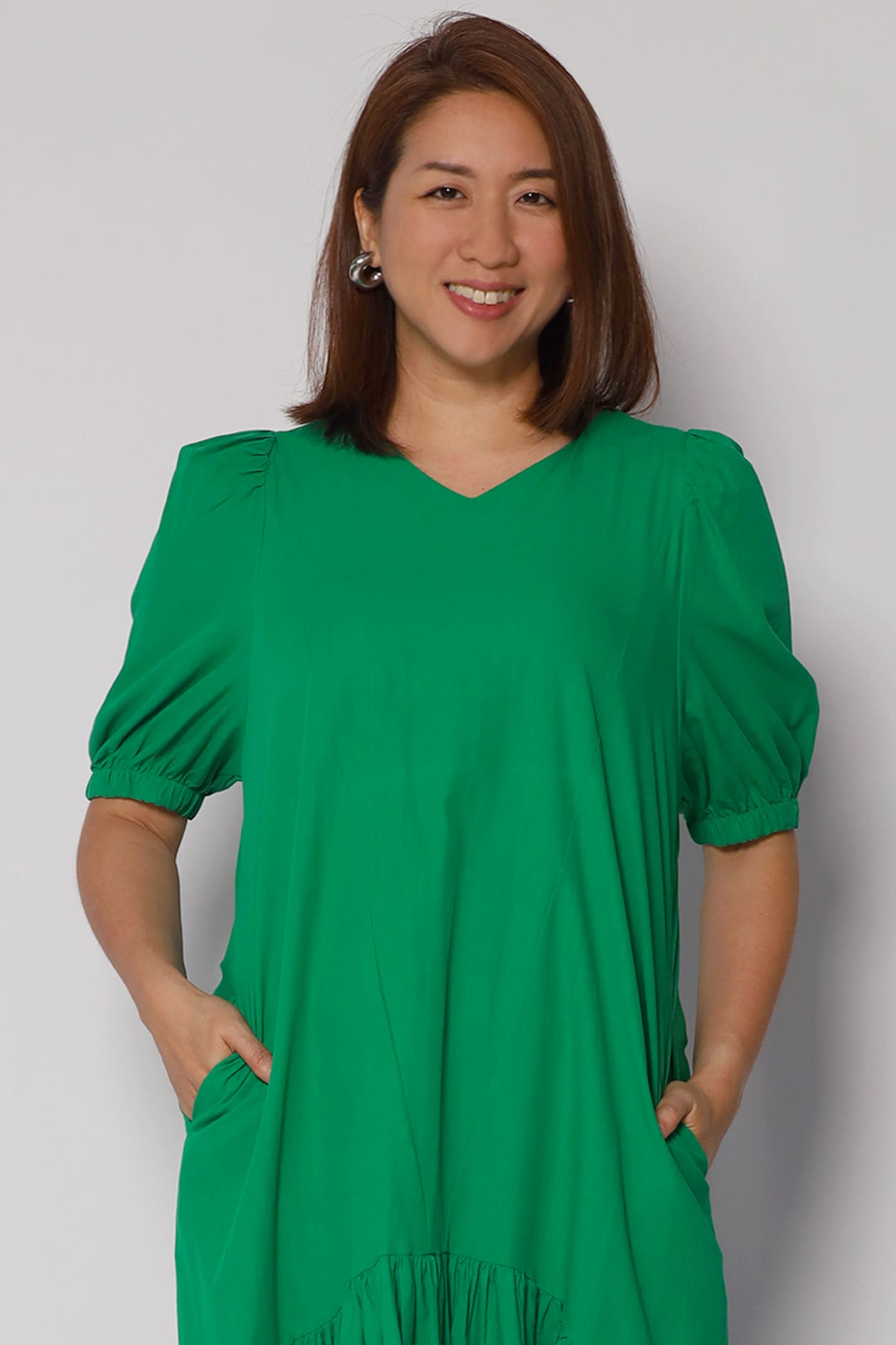 Backorders Carmen Dress in Green