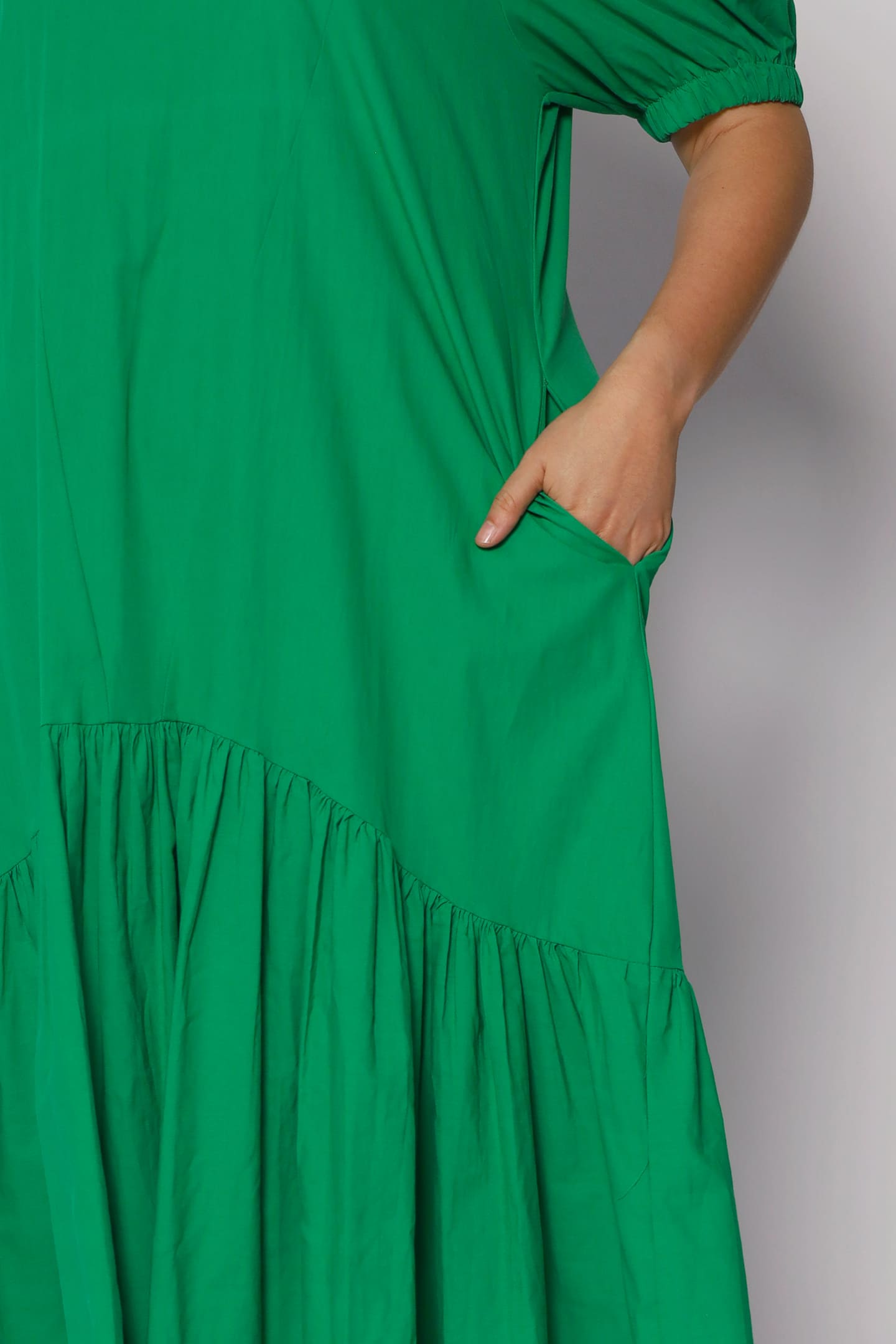 Backorders Carmen Dress in Green