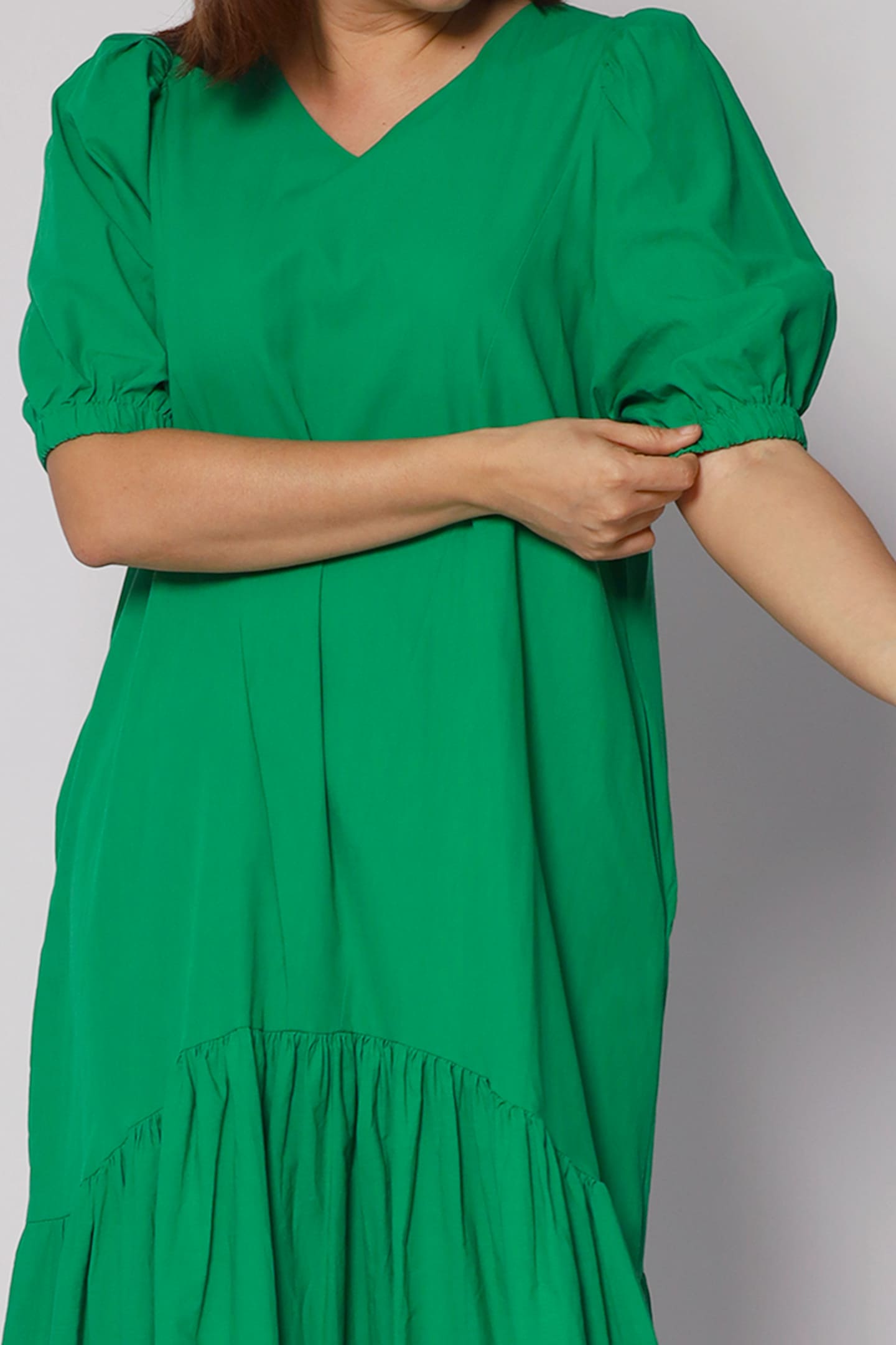 Backorders Carmen Dress in Green