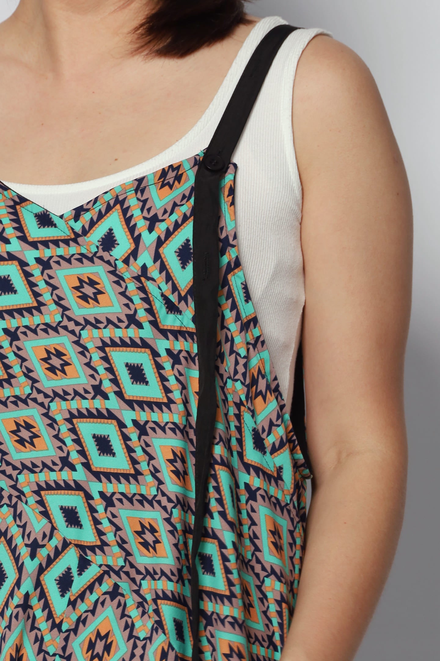 Cassie Jumpsuit in Geometric Print
