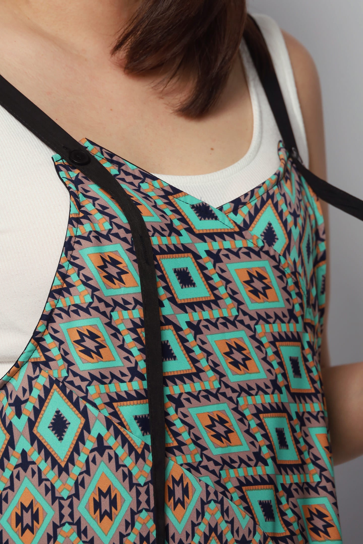 Cassie Jumpsuit in Geometric Print