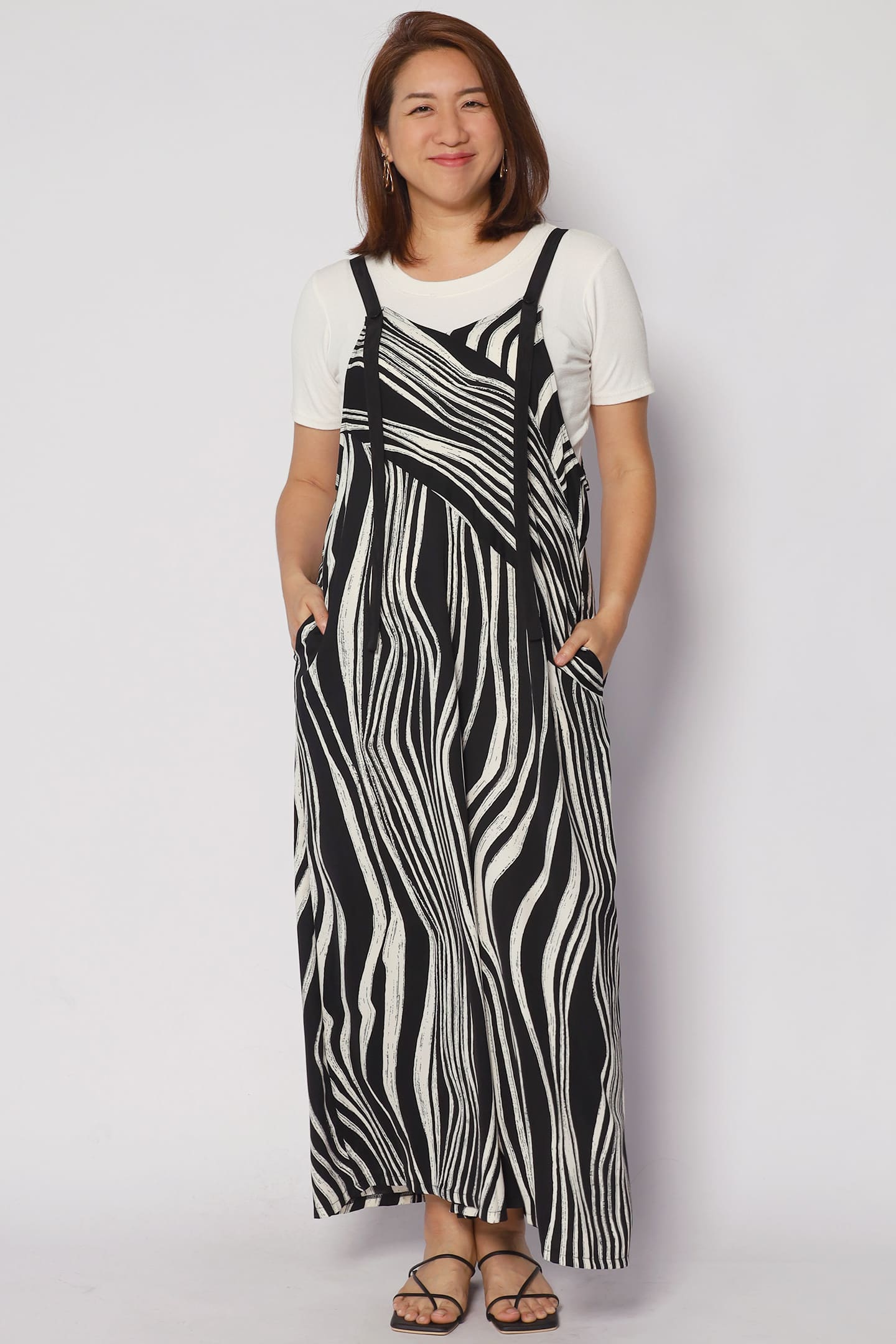 Cassie Zebra Jumpsuit