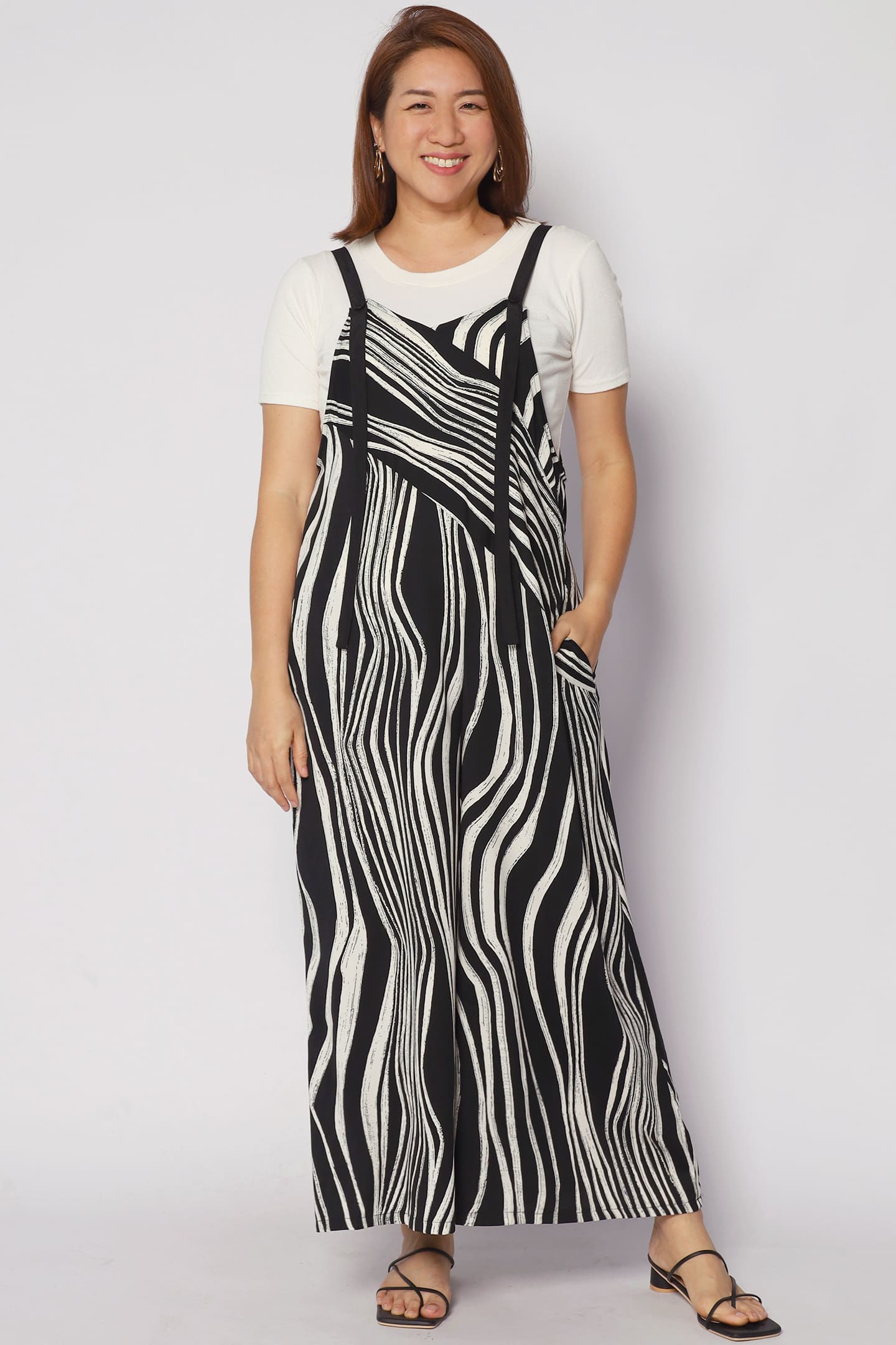 Cassie Zebra Jumpsuit