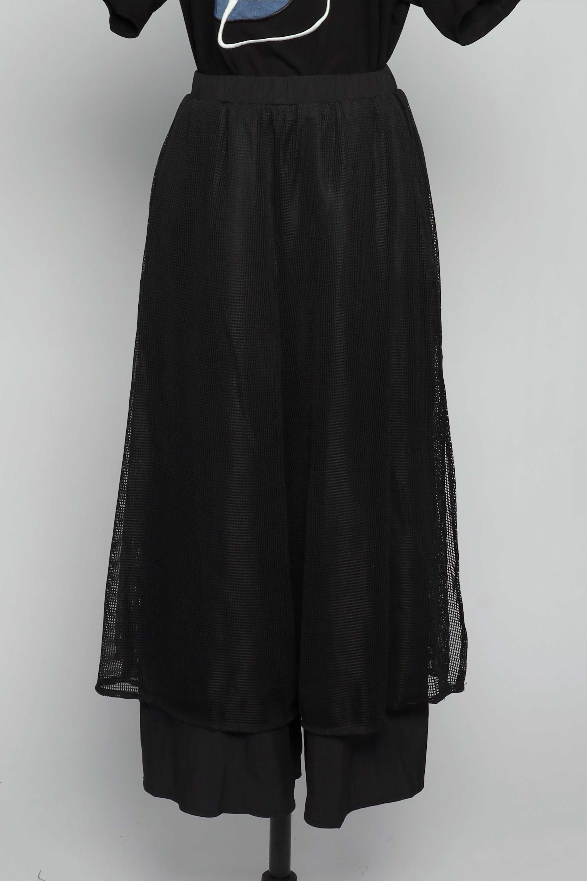 PO - Cephas Netted Culottes in Black