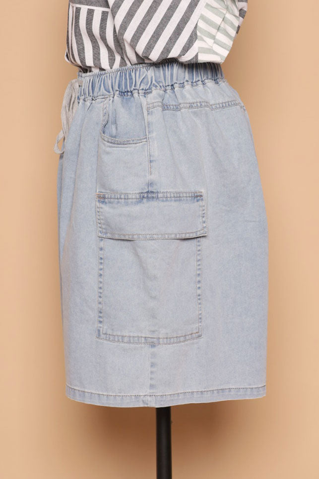 PO - Clayton Shorts in Light Denim