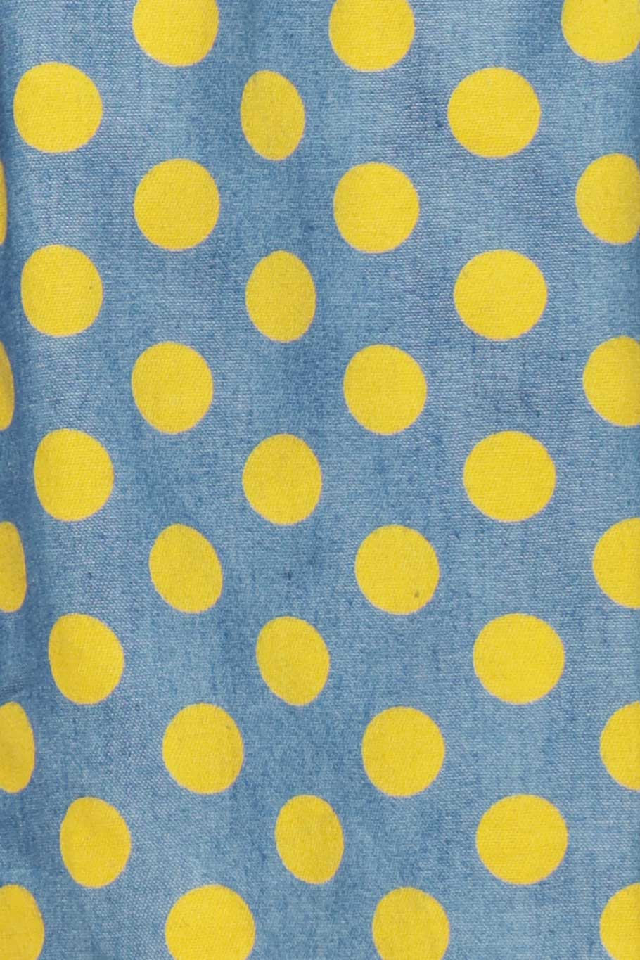 Clova Polkadot Denim Shirt