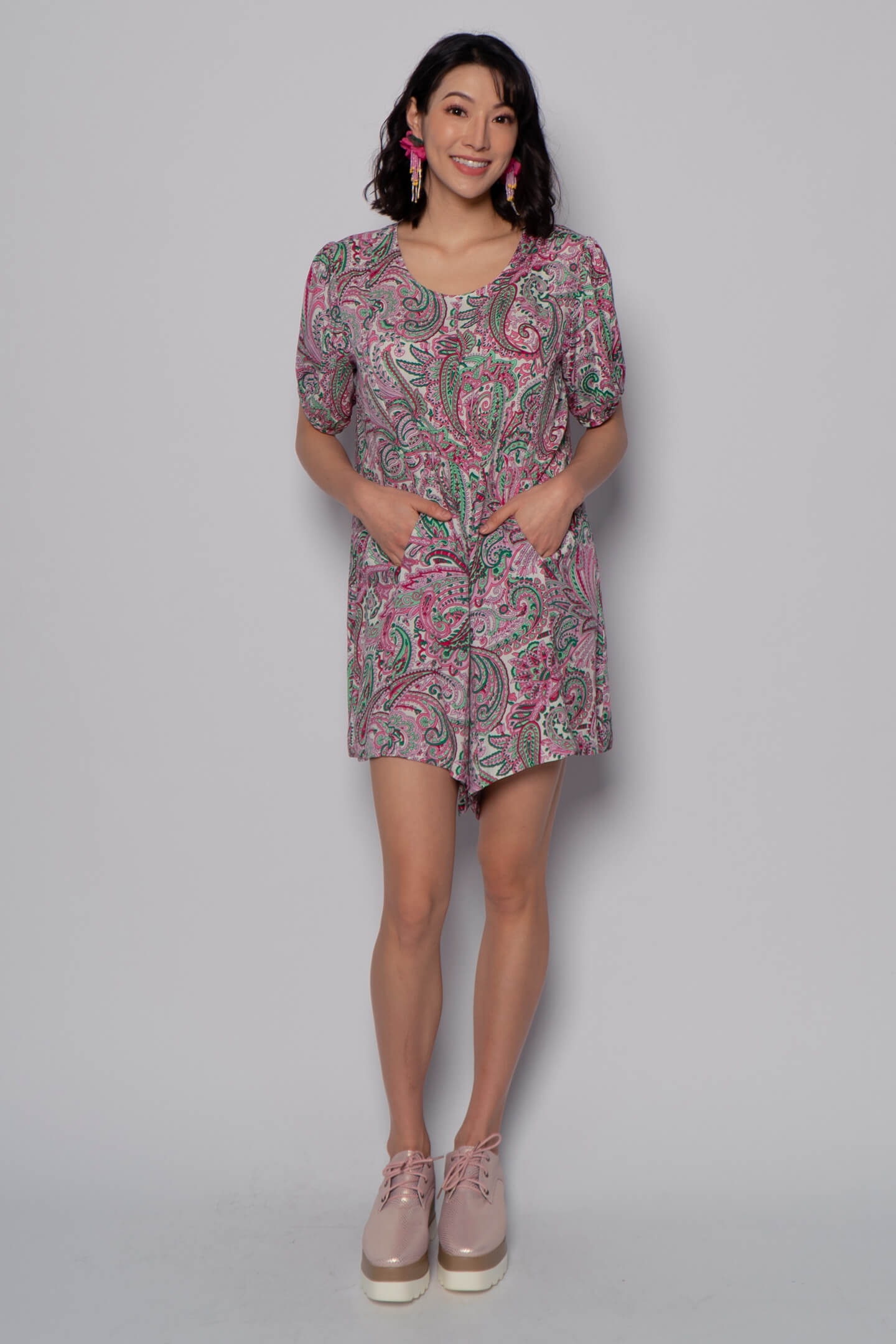 Cameron Playsuit in Pinkland