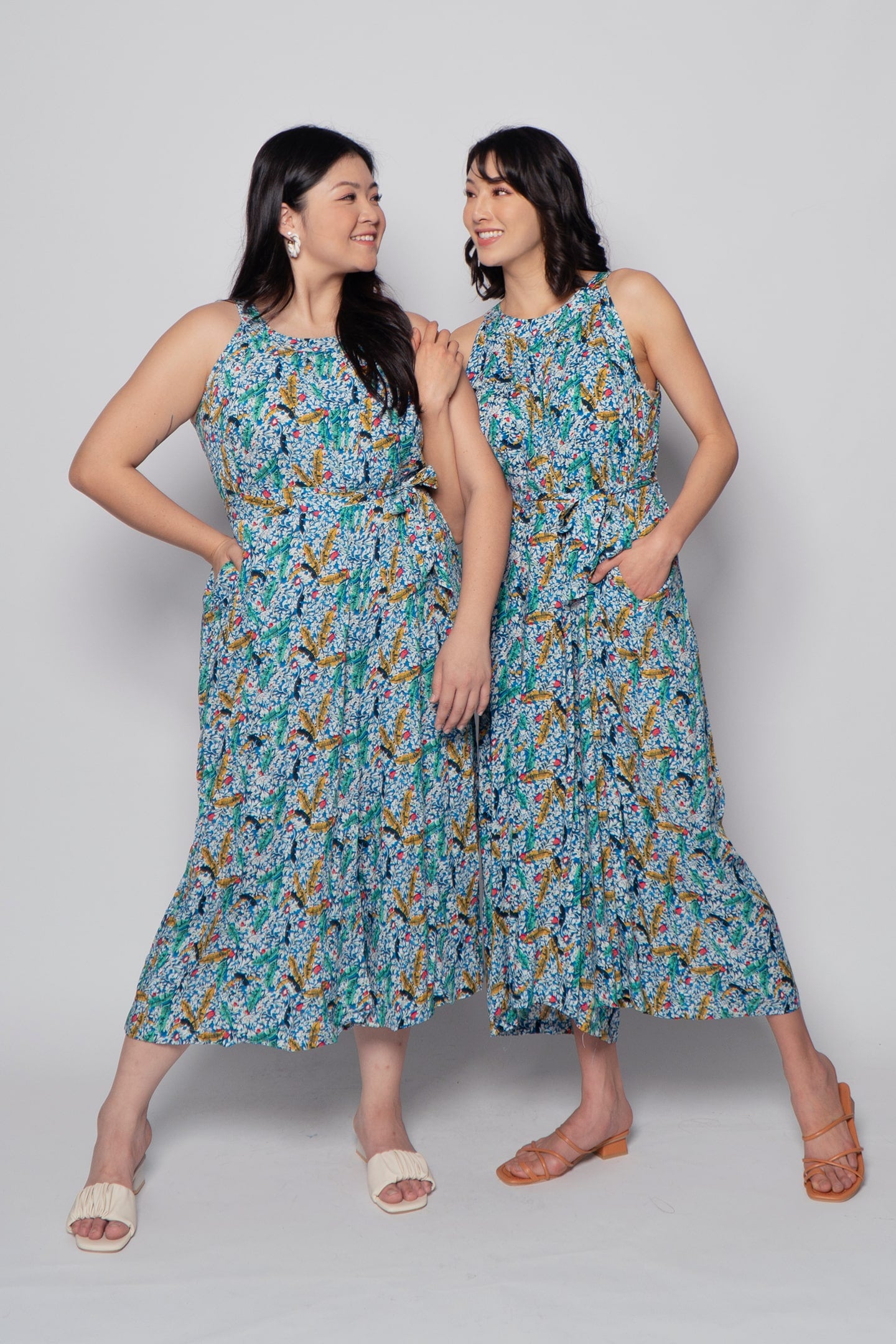 Mona Jumpsuit in Blue Delight