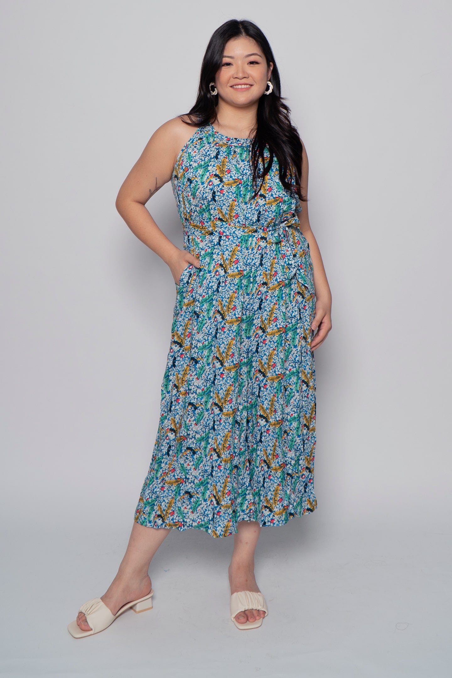 Mona Jumpsuit in Blue Delight