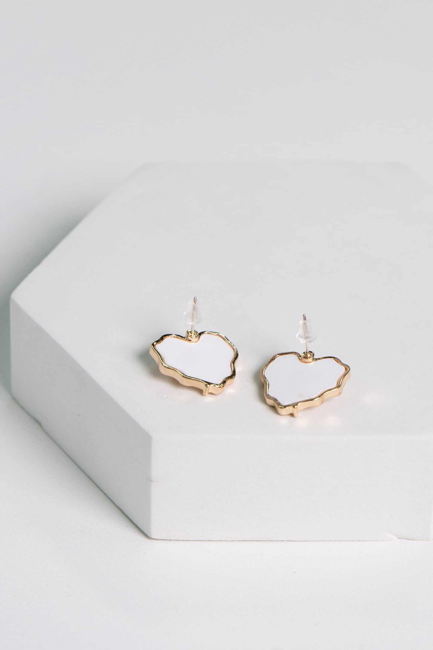 Rose Heart Shape Earrings