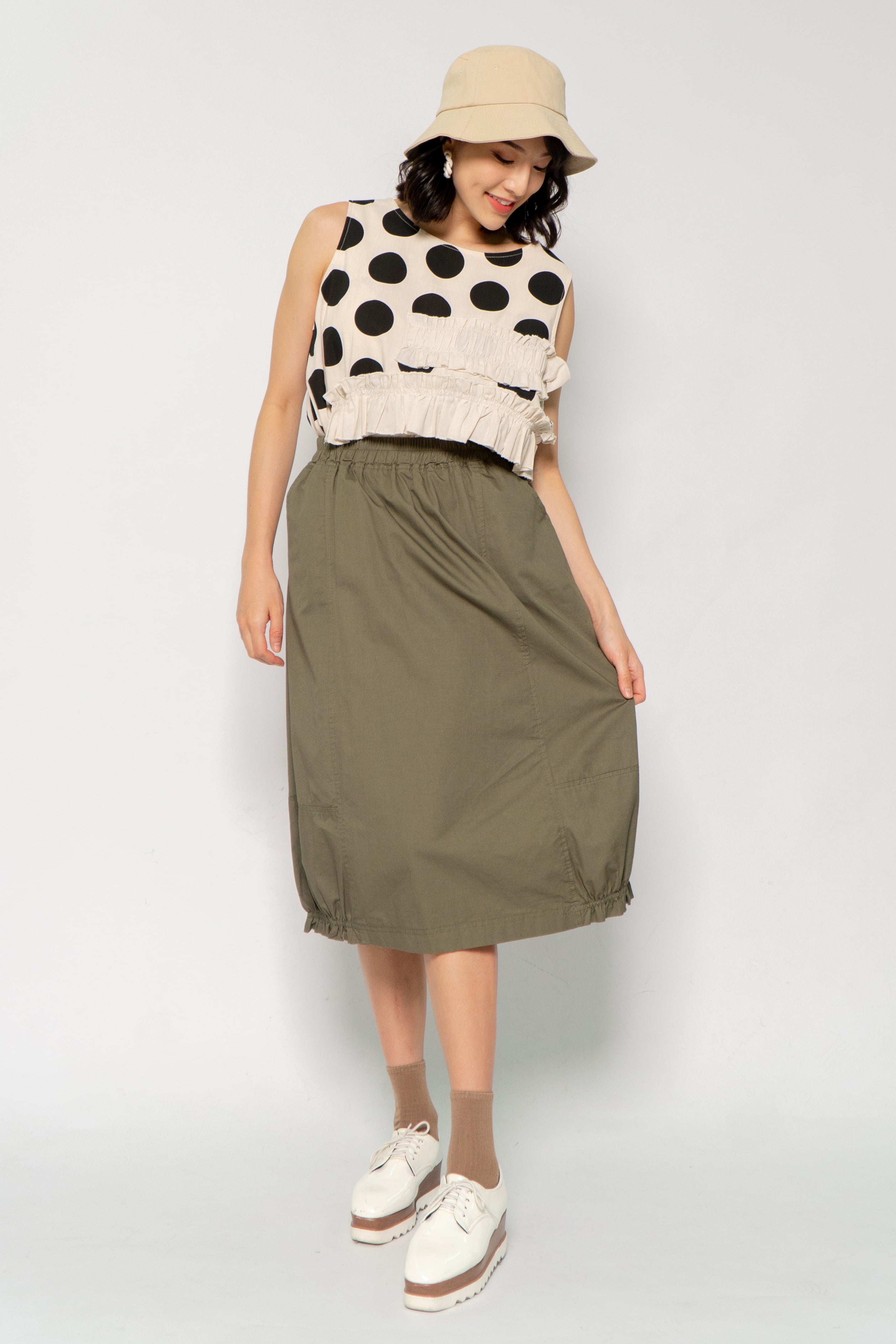 Backorders Quinto Skirt in Green