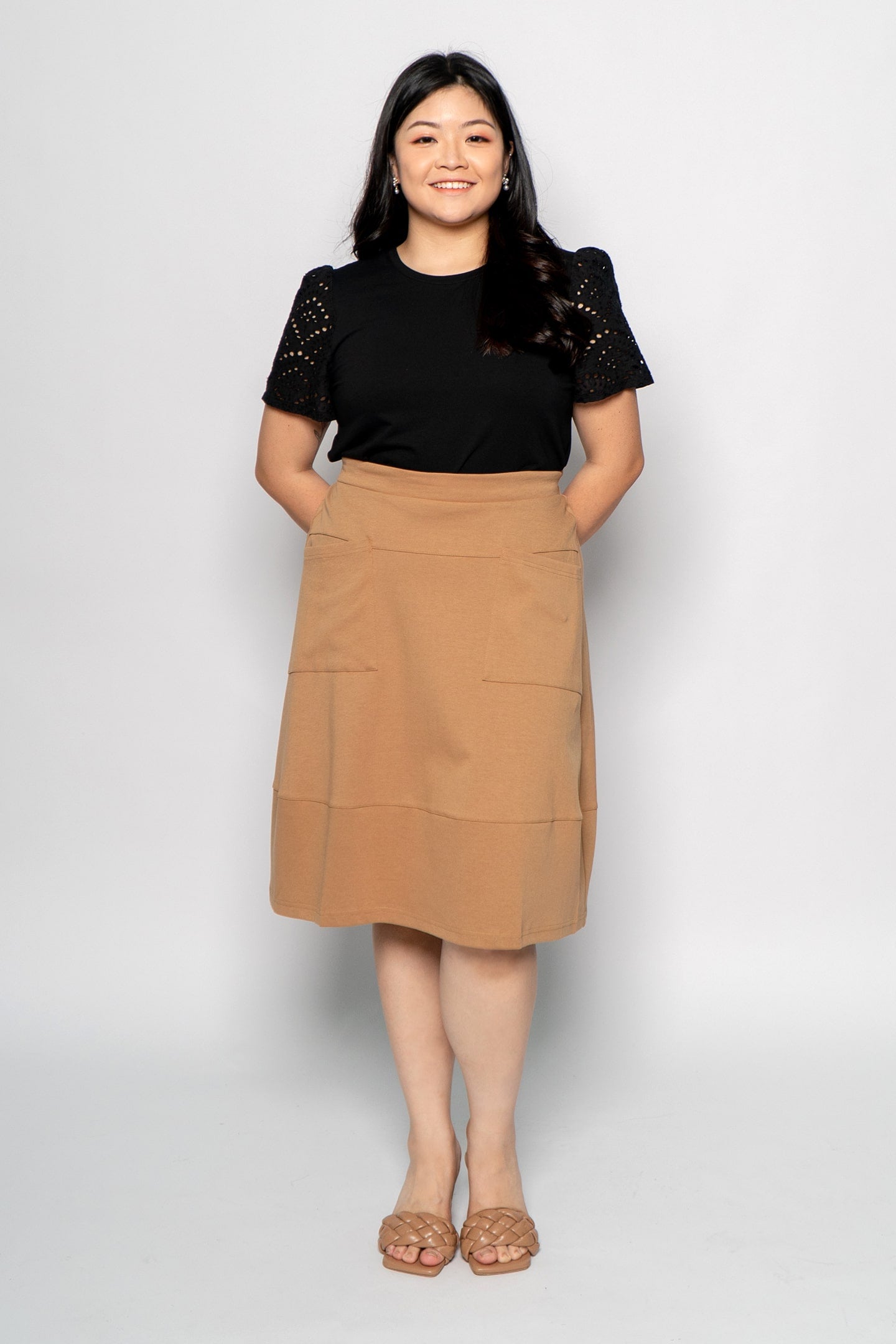 Ebenezer Skirt in Khaki