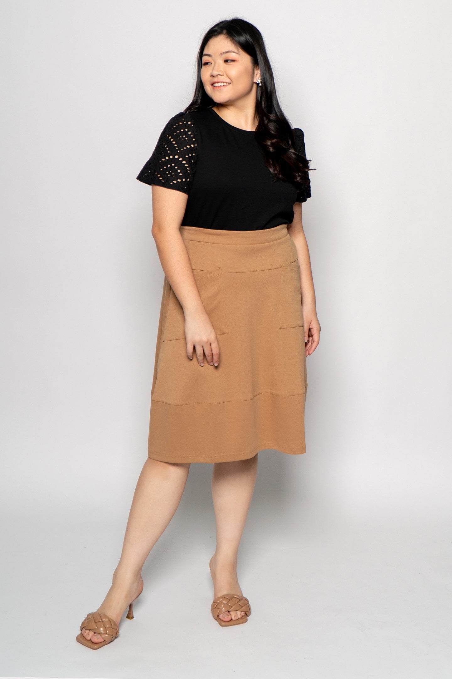 Ebenezer Skirt in Khaki