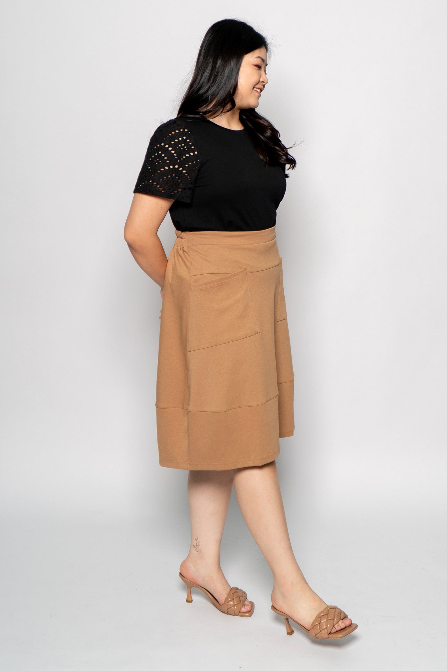 Ebenezer Skirt in Khaki