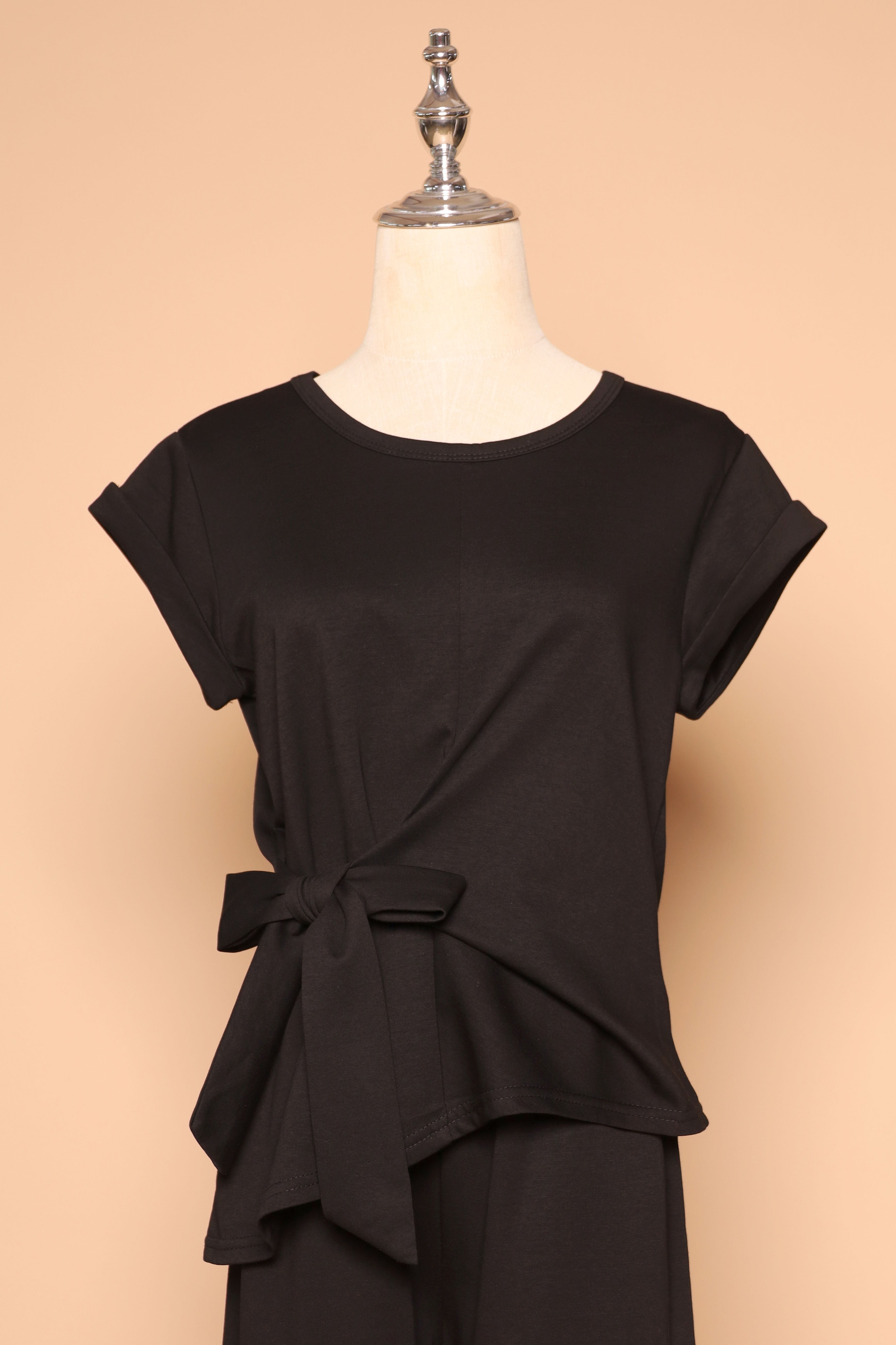 PO - Darla 2 in 1 Top and Pants Set in Black